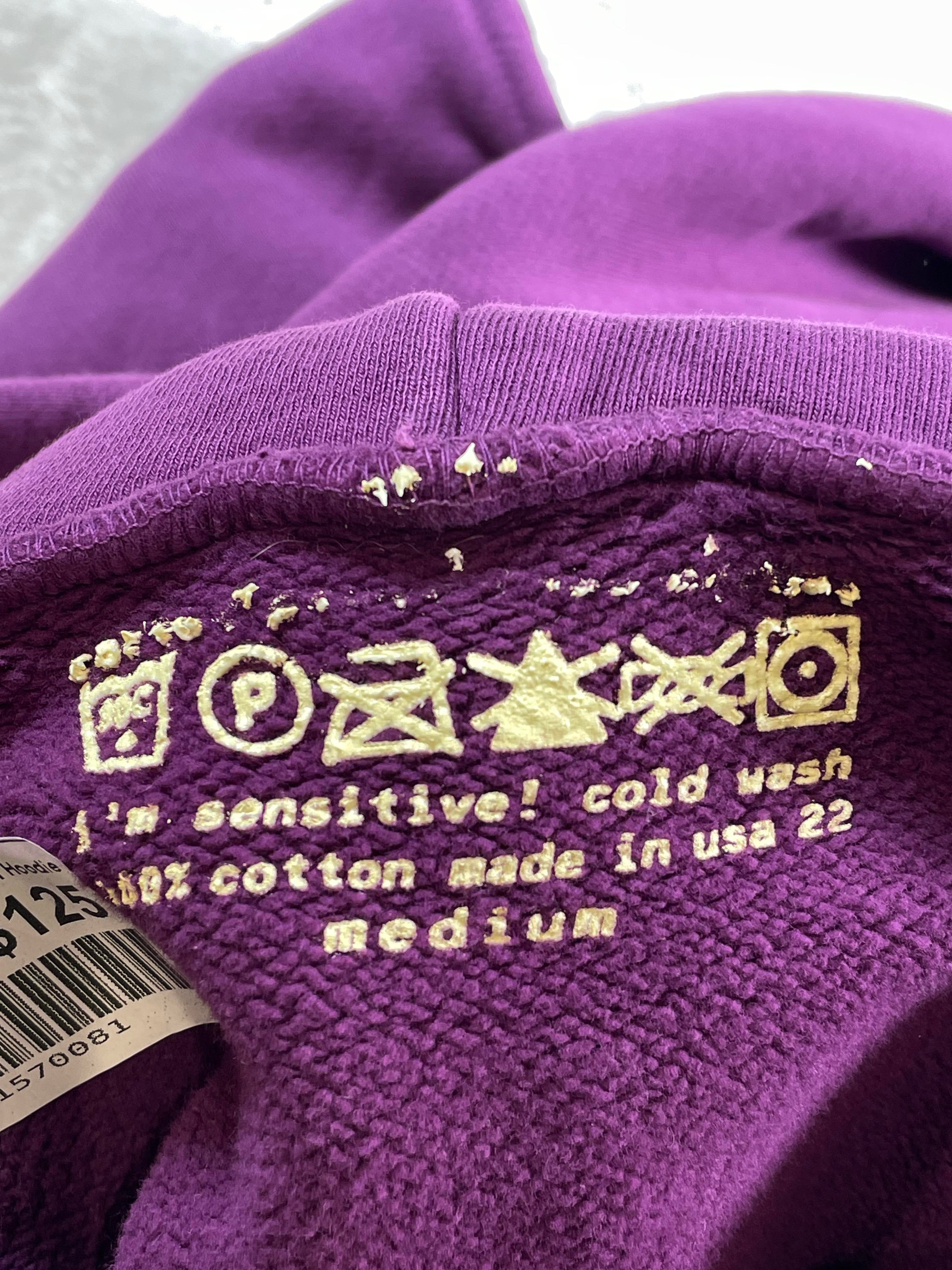 CPFM Ye Must Be Born Again Purple Hoodie