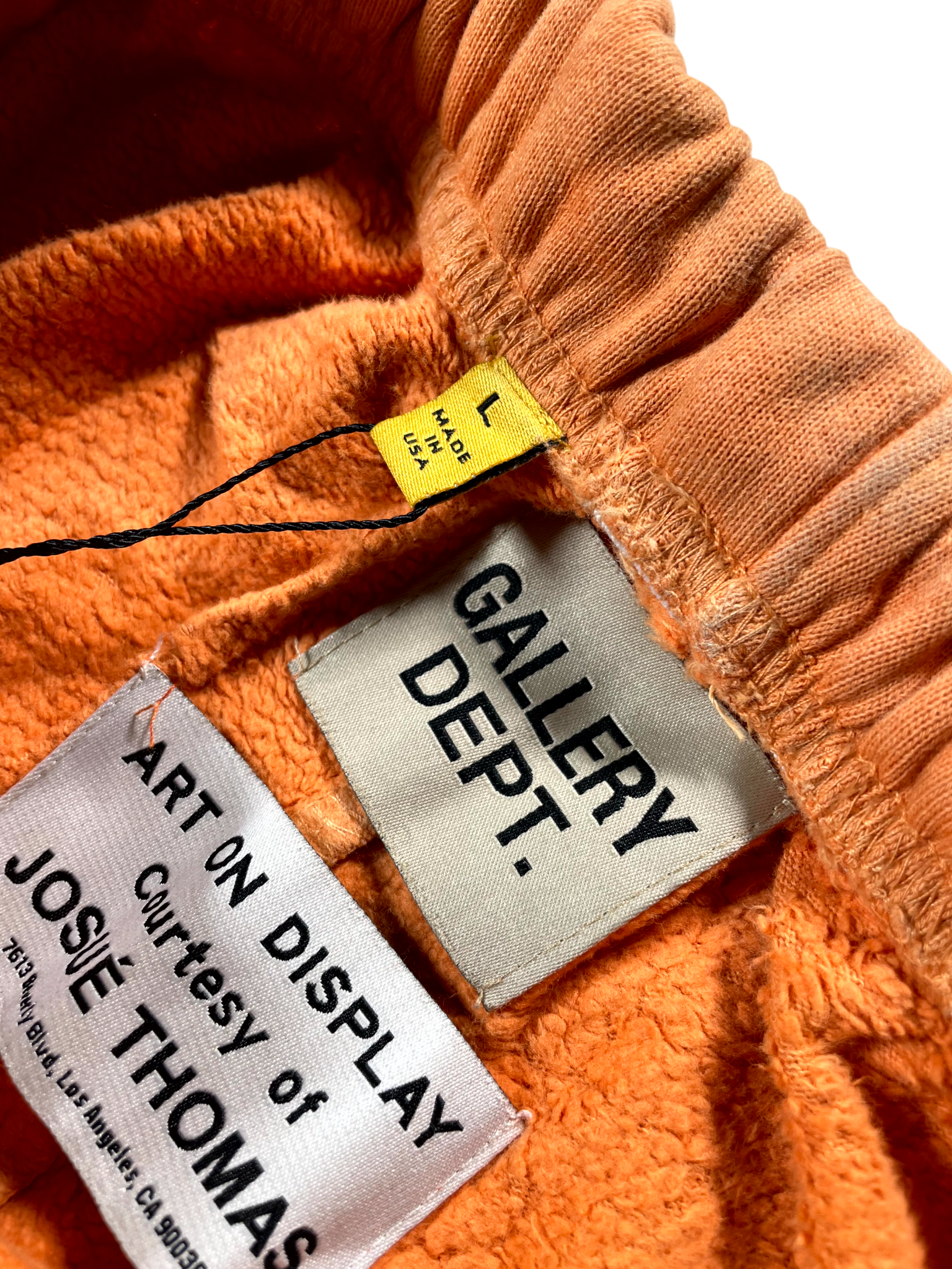 Gallery Dept Splatter Flare Orange Sweatpants