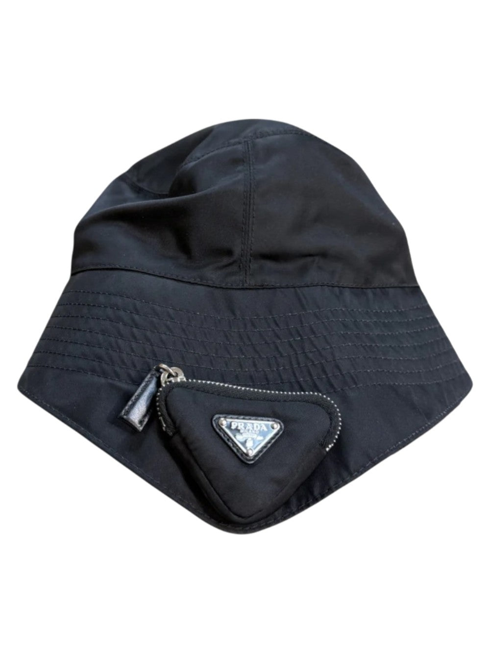 Prada Re-Nylon Black Bucket Hat