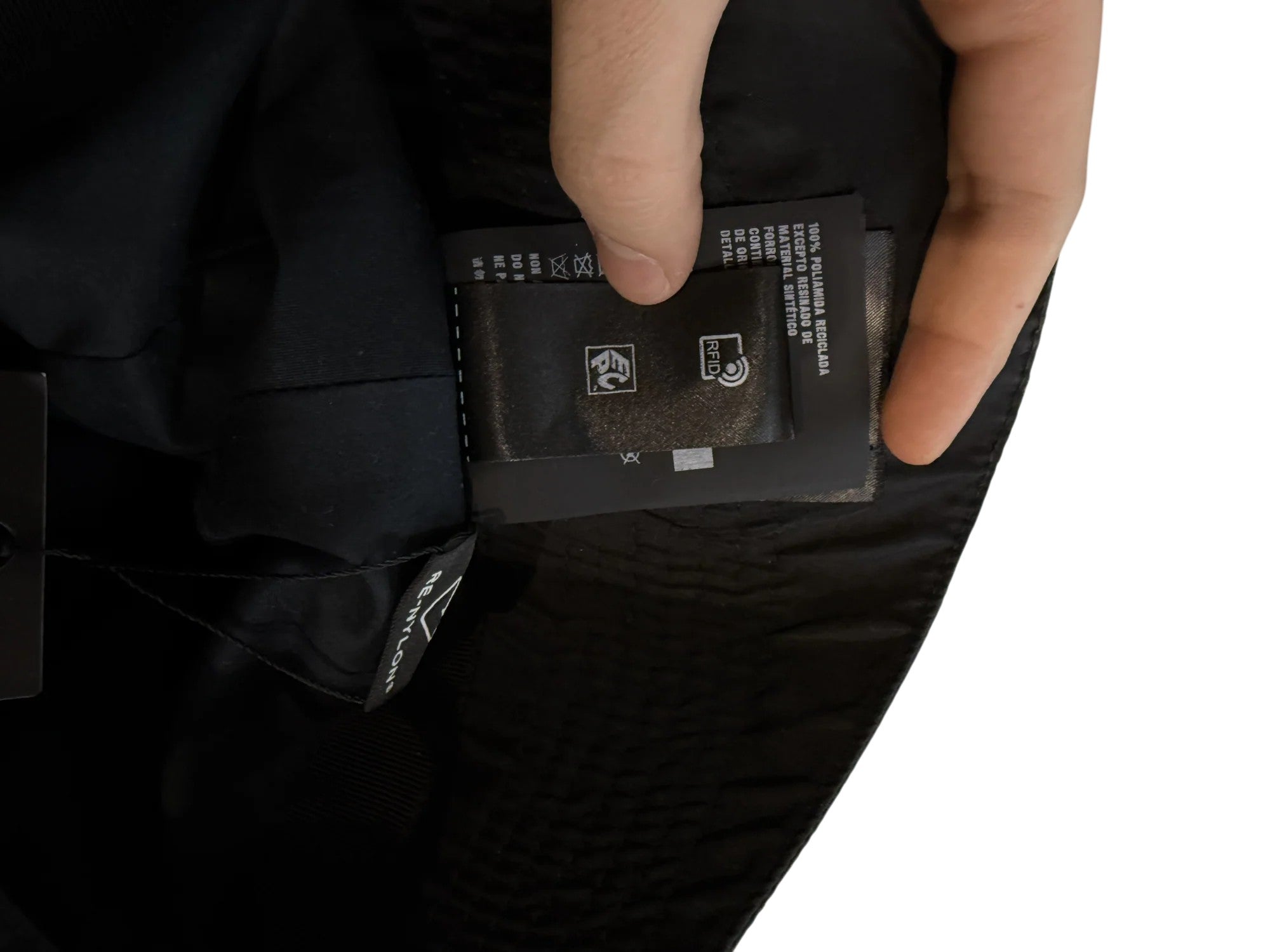 Prada Re-Nylon Black Bucket Hat