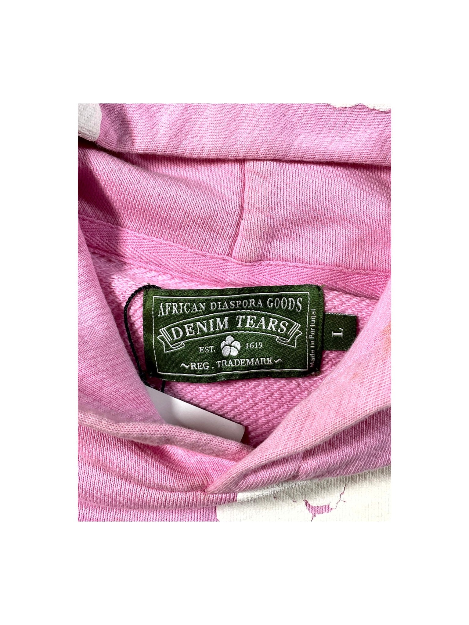 Denim Tears Pink Wreath Hoodie