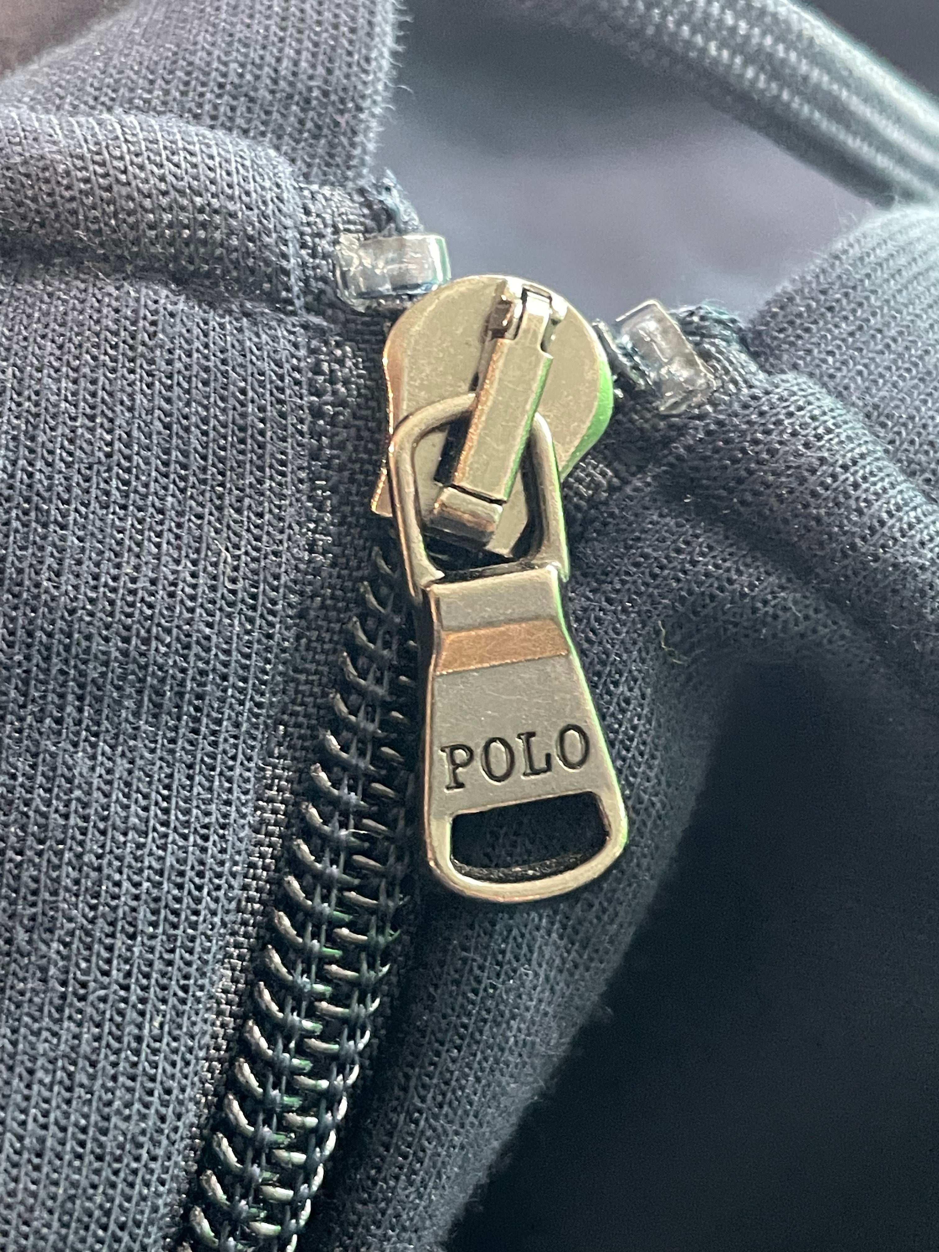 Polo Navy Zip Up Hoodies