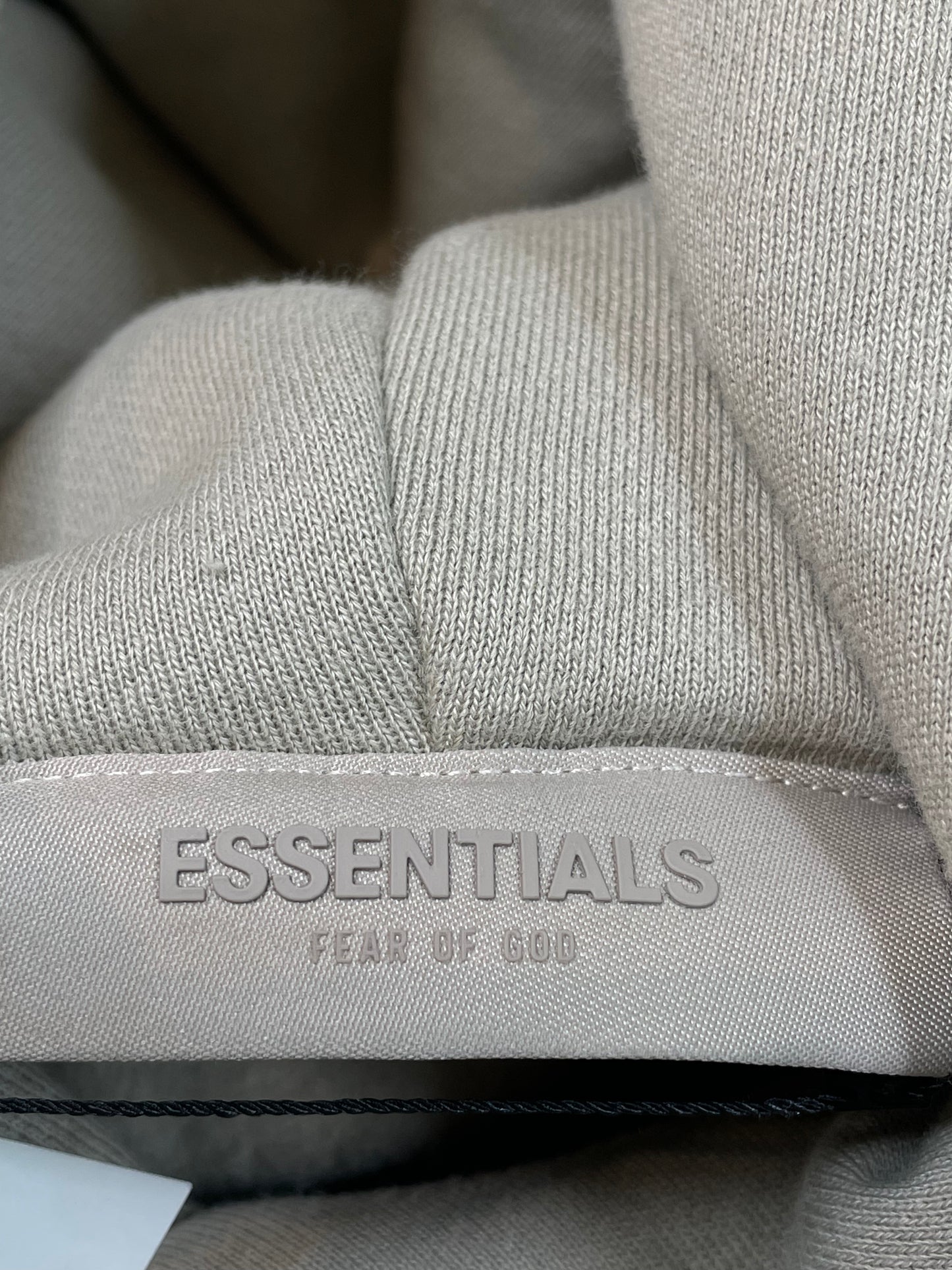Essentials Logo Desert Taupe Pullover Hoodie