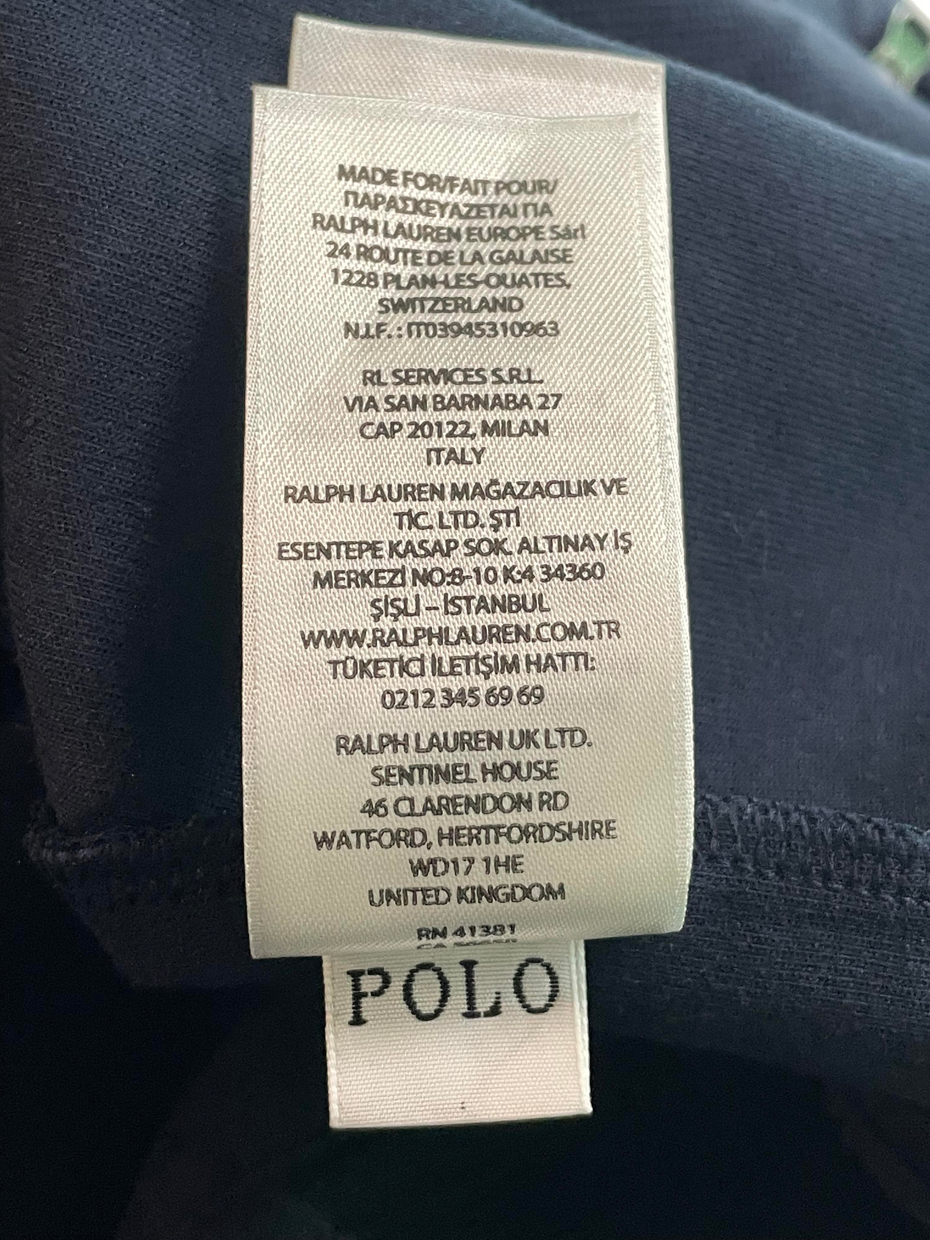 Polo Navy Zip Up Hoodies