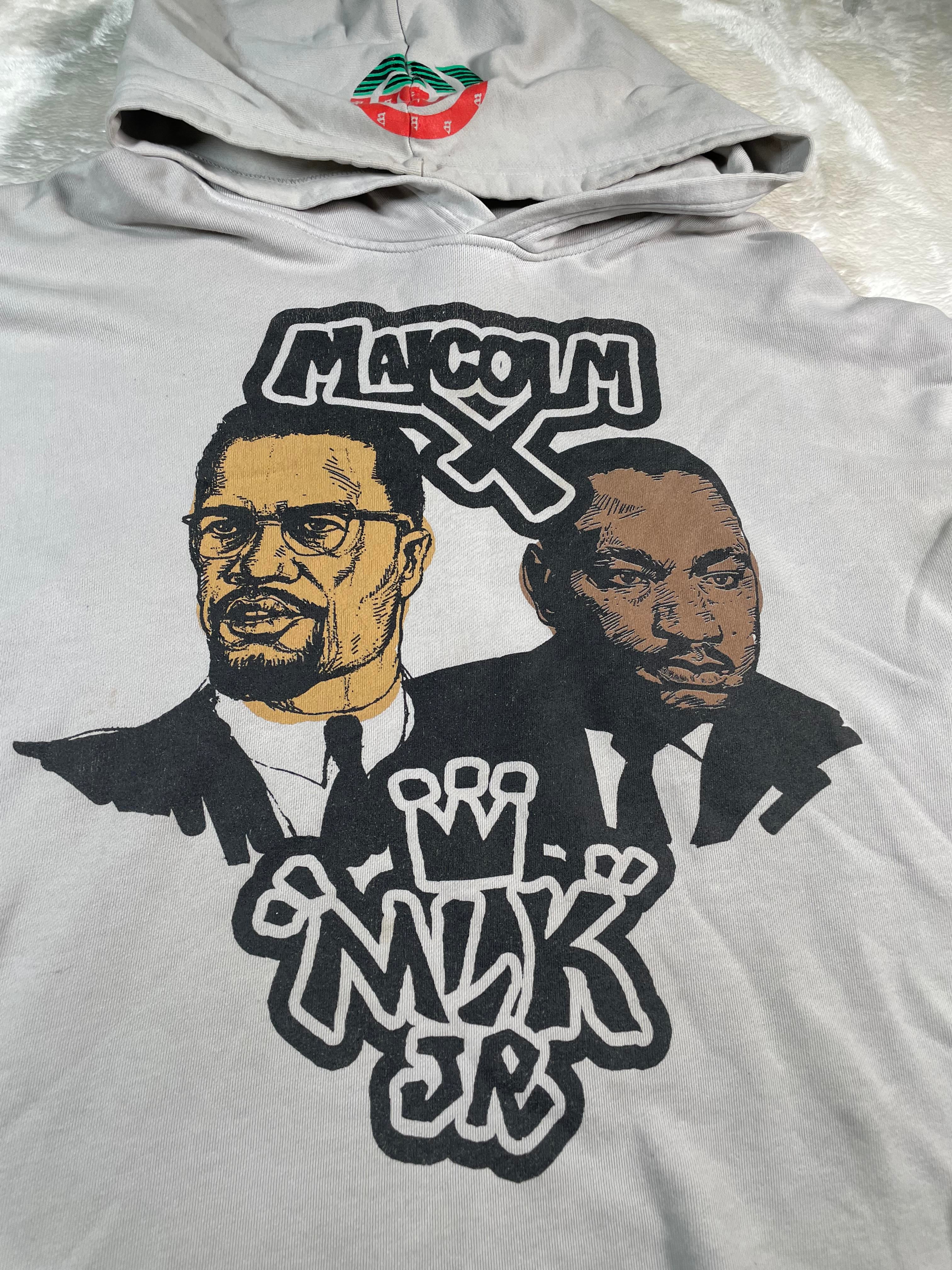 Barriers Malcom X Black Hoodie Used XL