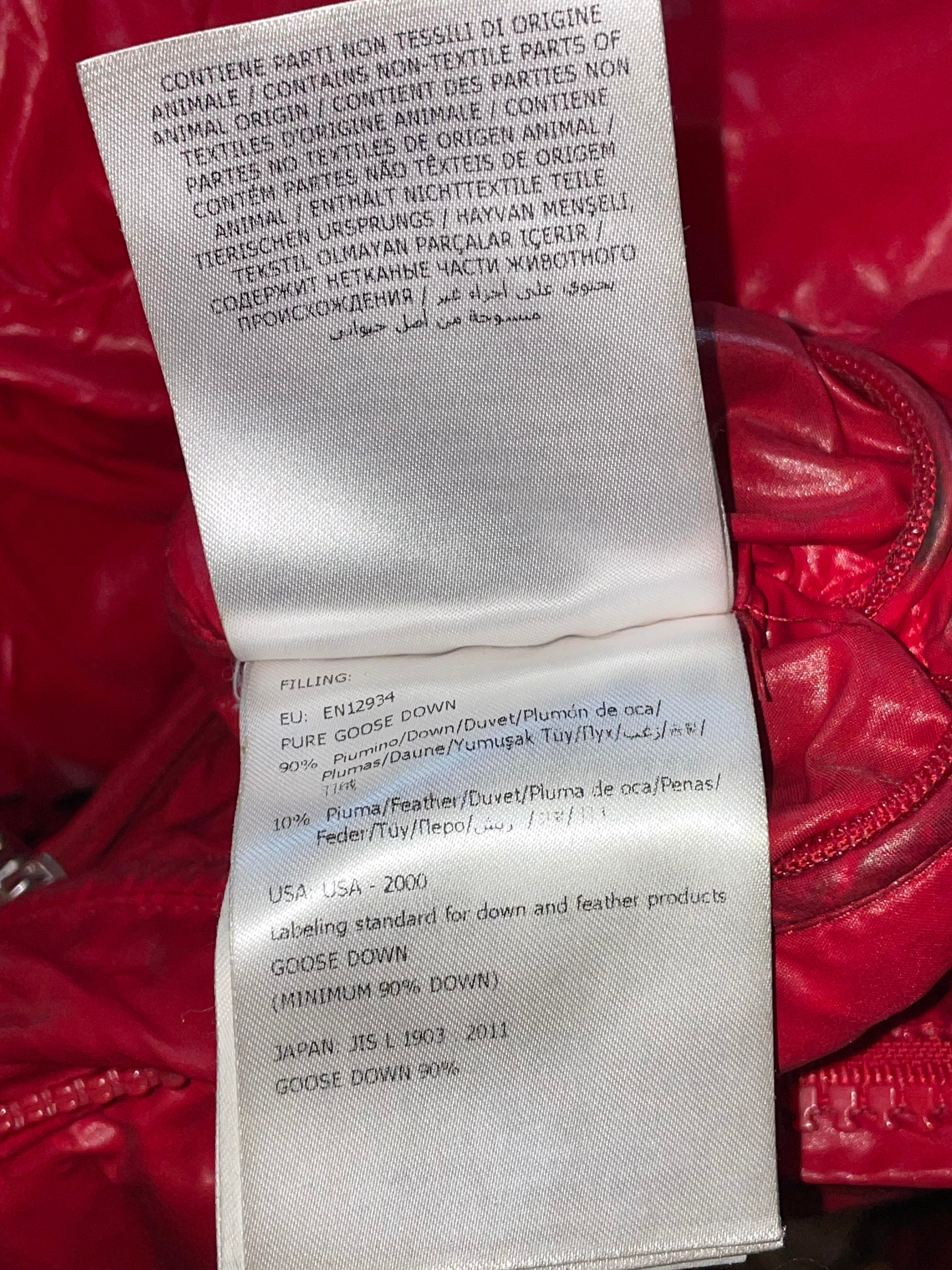 Moncler Maya Red Puffer Jacket