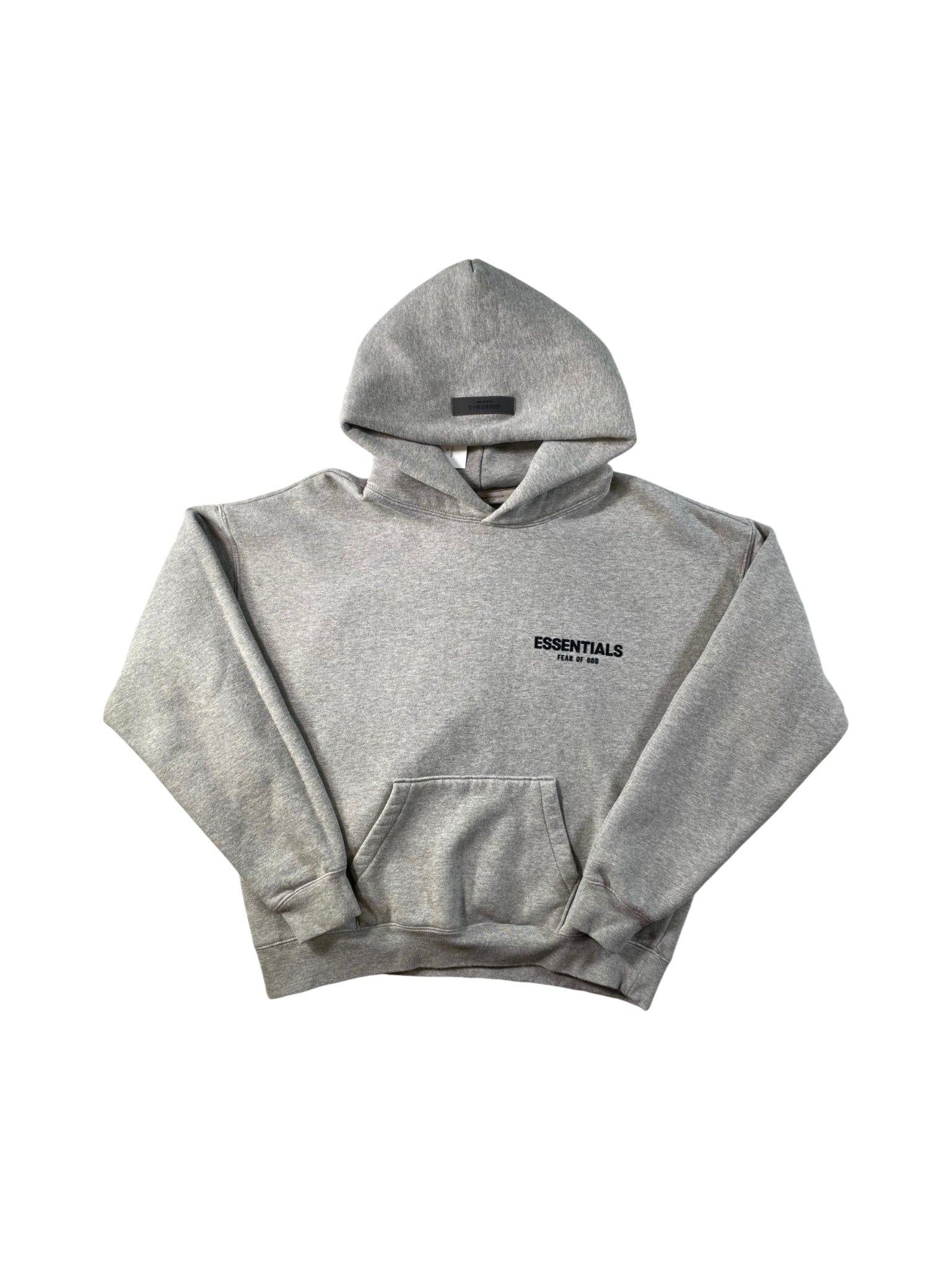 Essentials Dark Oatmeal Hoodie