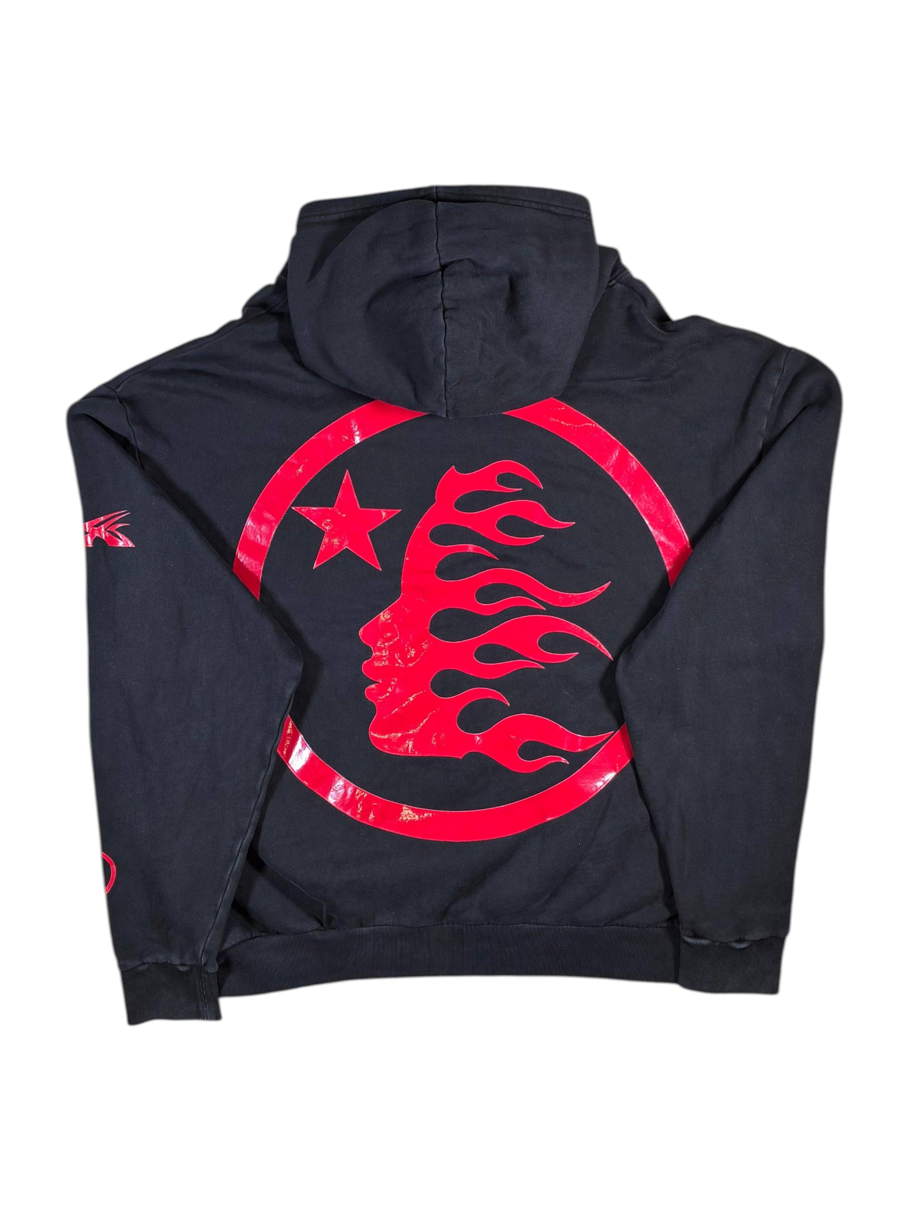 Hellstar Gel Black & Red Hoodie