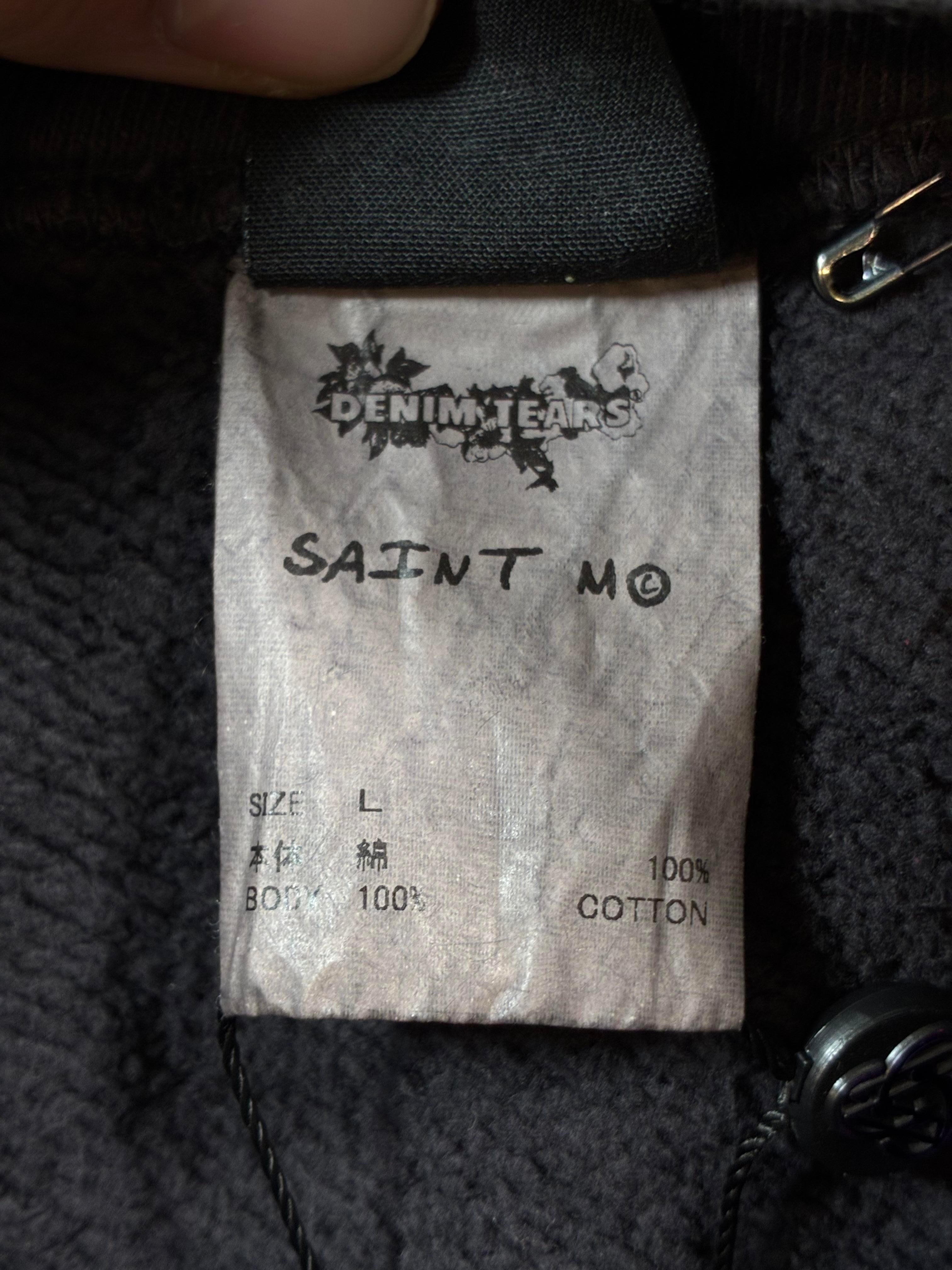 Saint Michael 'Saint Tears' Black Washed Hoodie