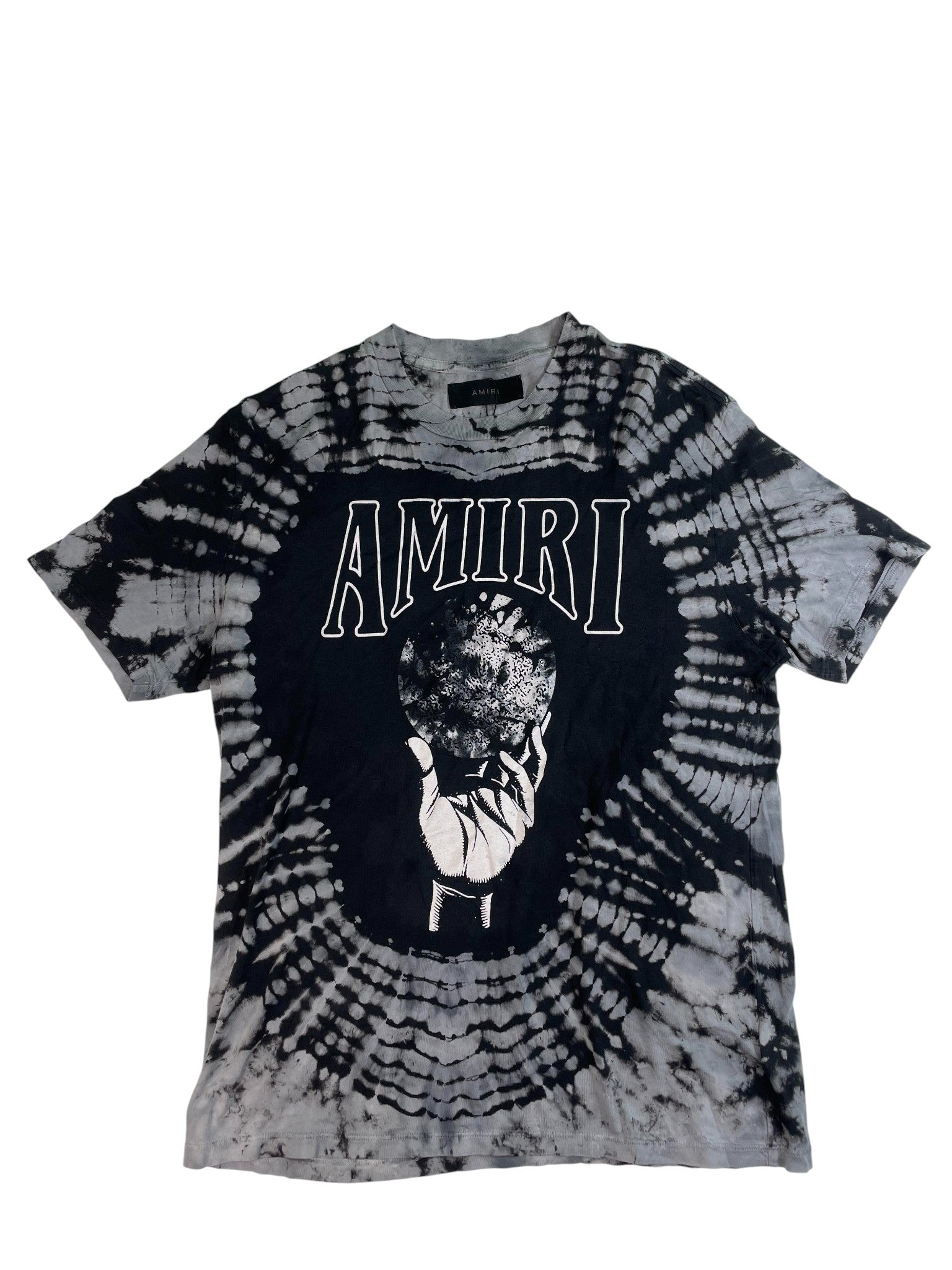 Amiri 'Crystal Ball' Grey Tee