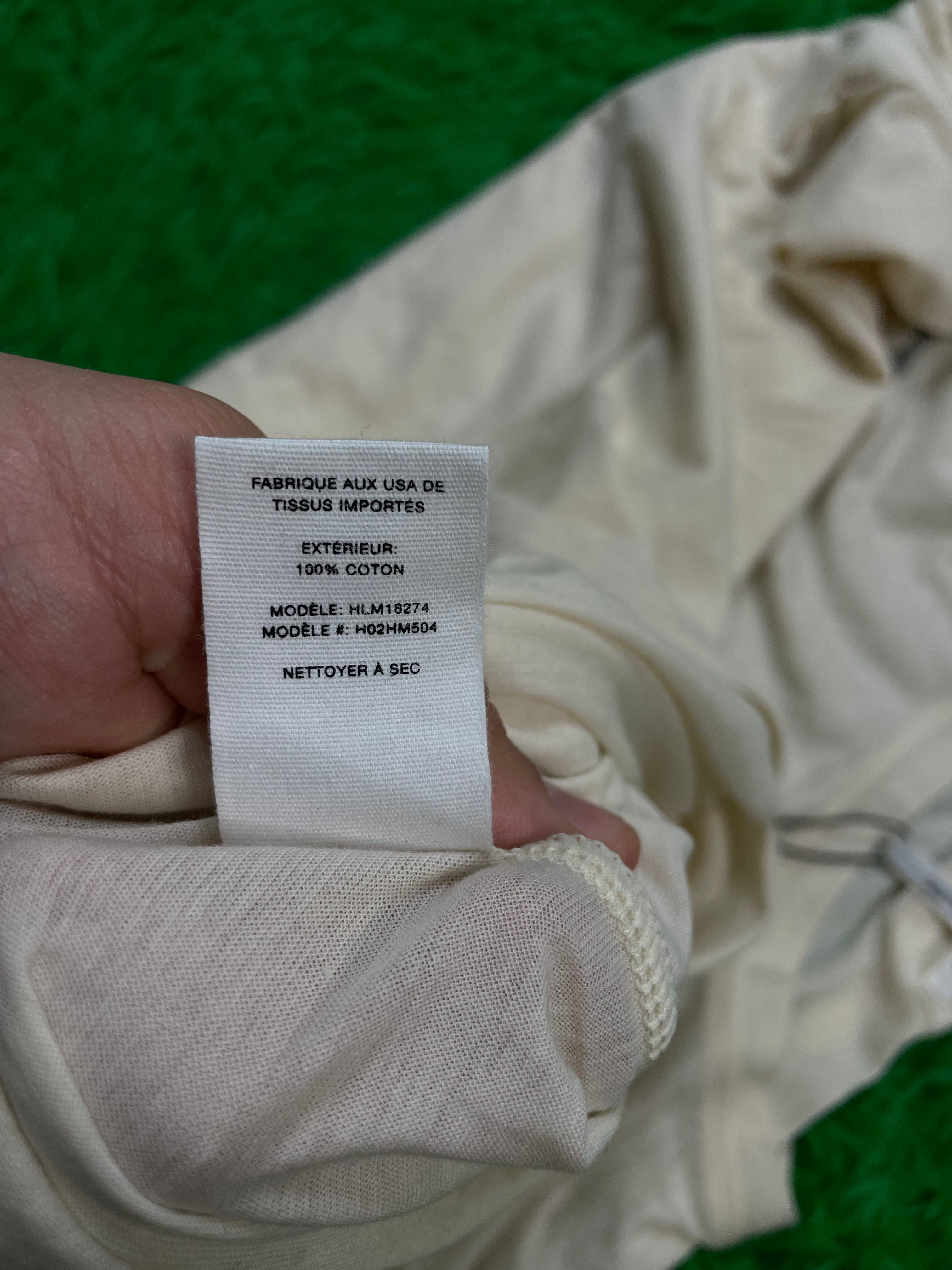 Helmut Lang Tee Cream Medium Used