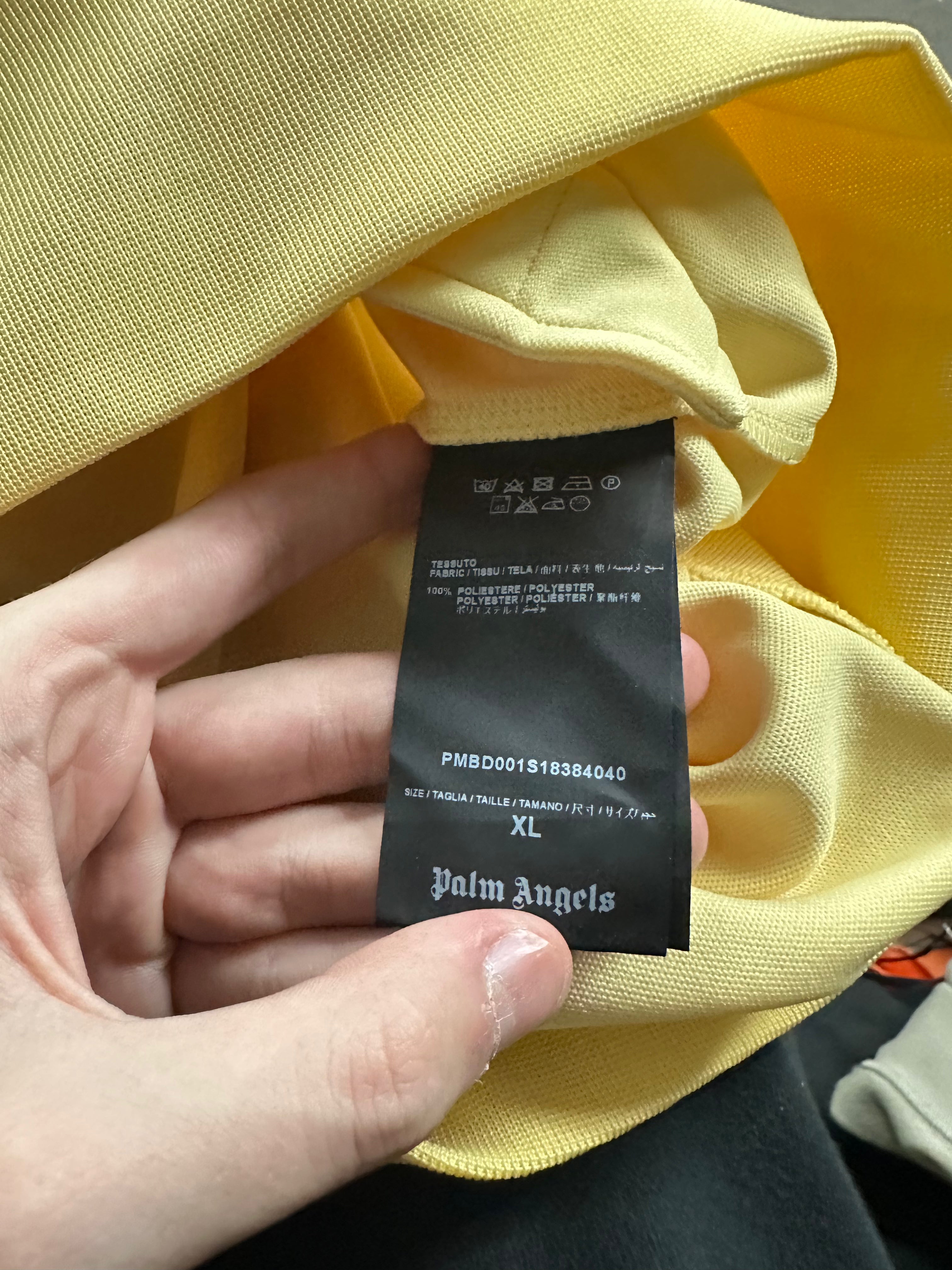 Palm Angels Track Jacket Yellow Used XL