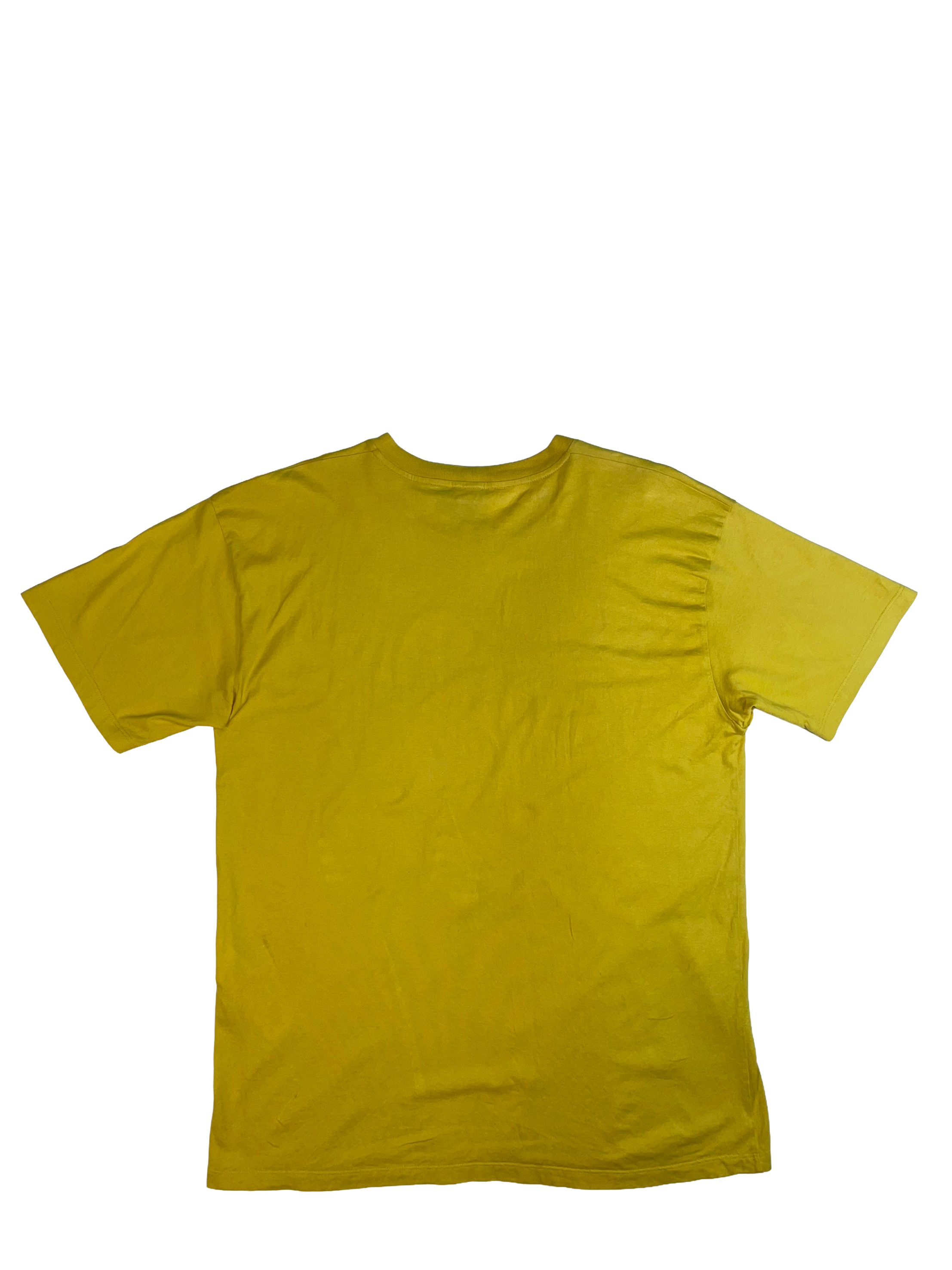 Celine Spellout Logo Lemon & Black Tee