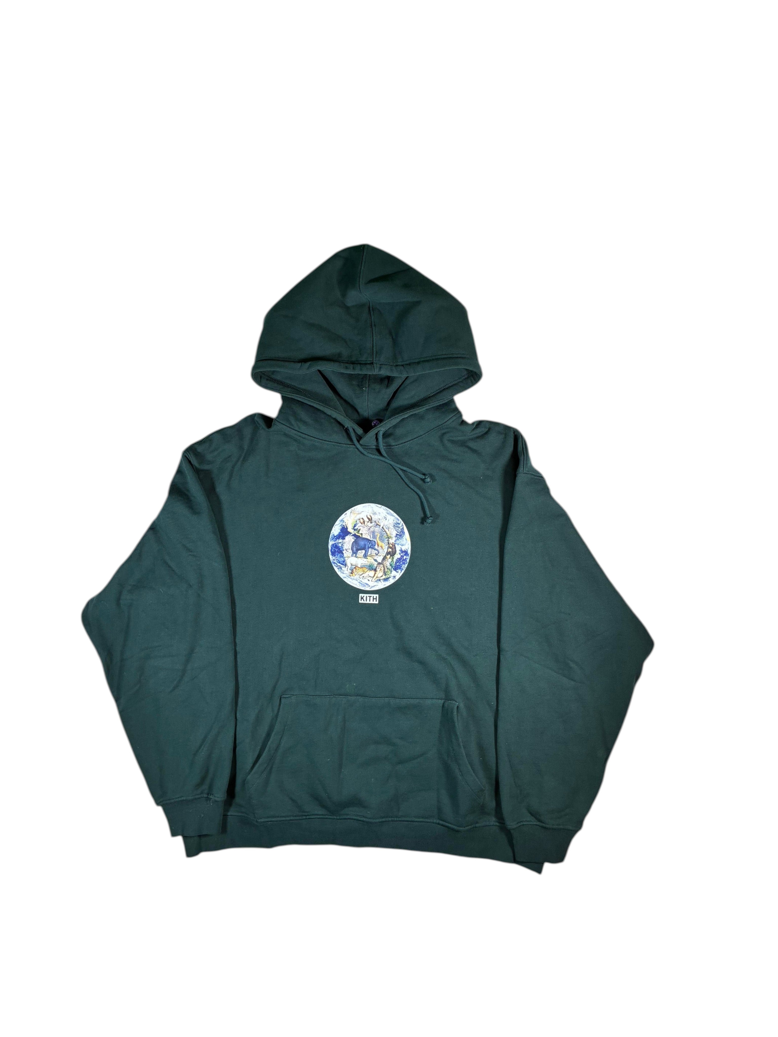 Kith 'Save The Earth' Green Hoodie