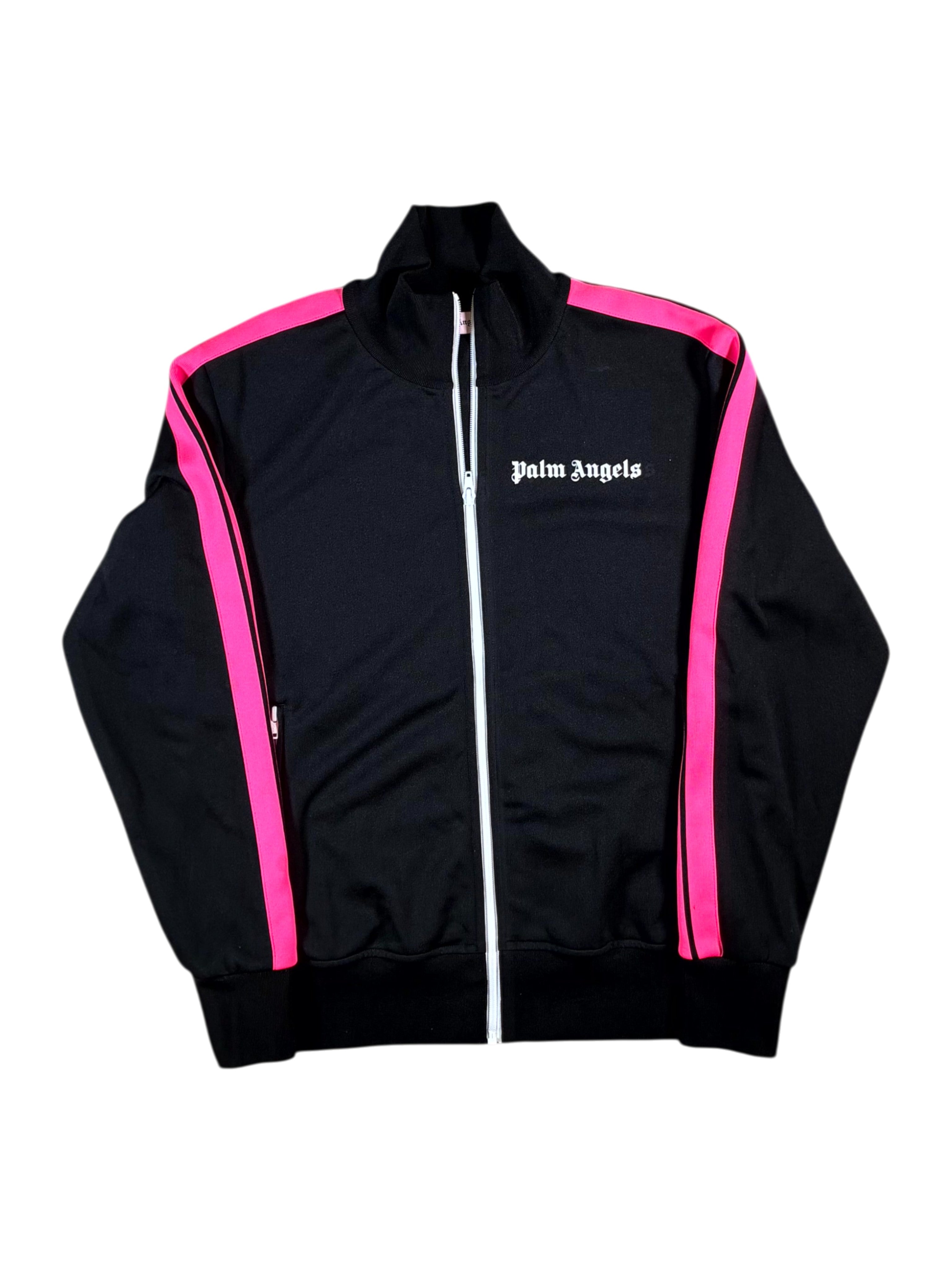 Palm Angels Black & Pink Track Jacket