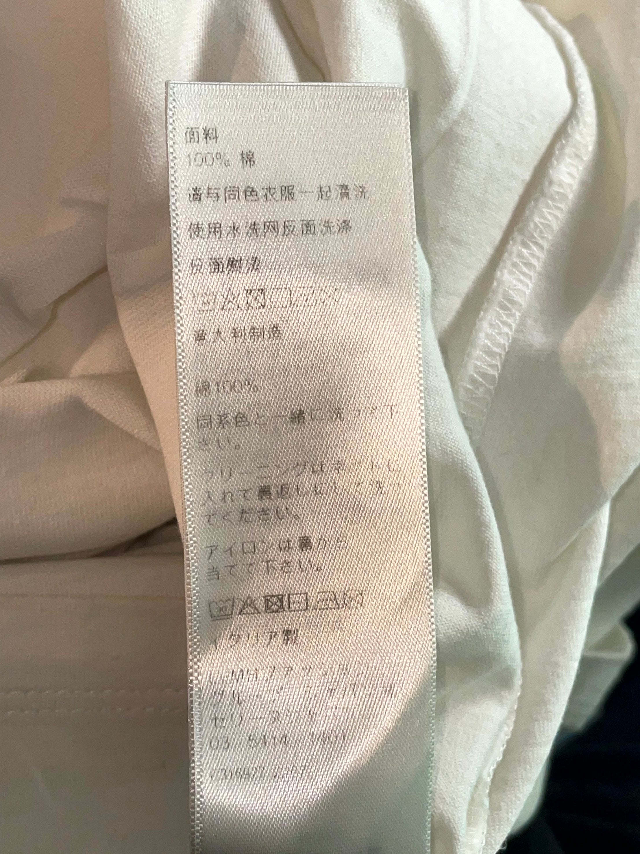 Celine Spellout Logo White, Pink & Yellow Tee