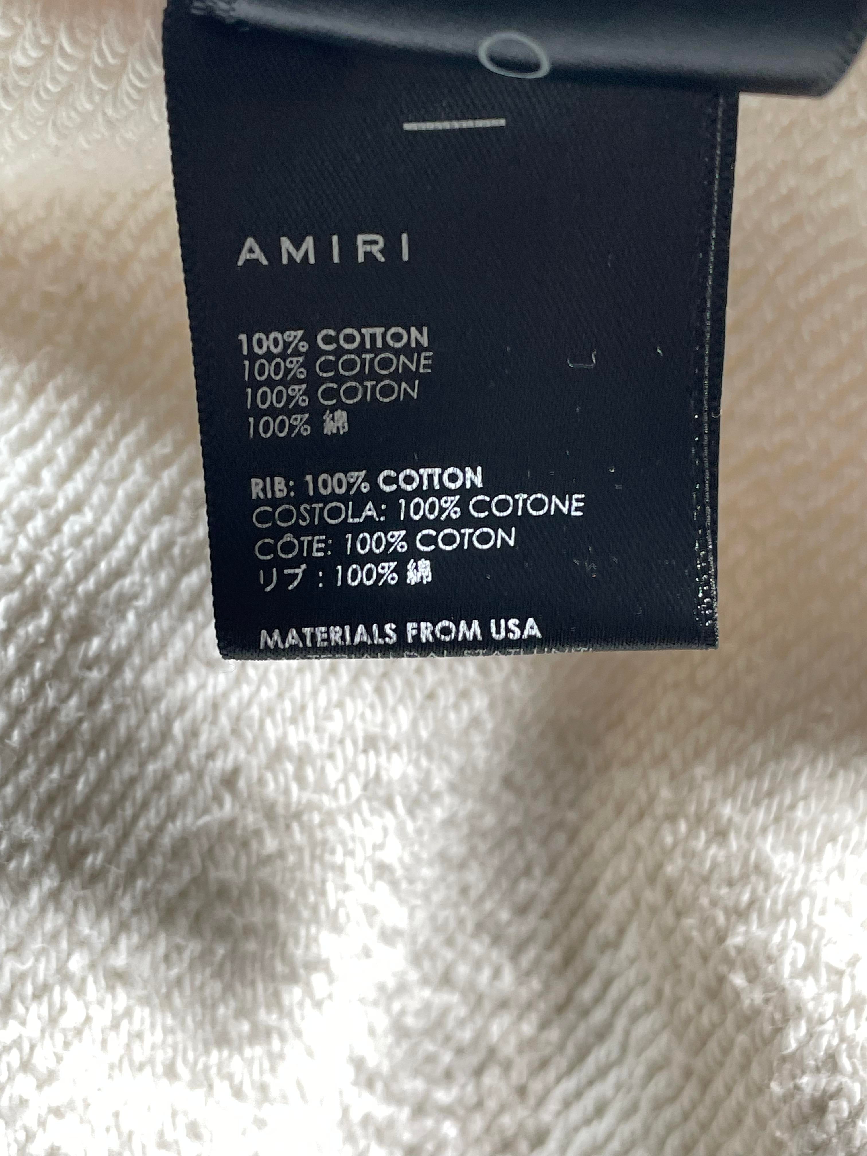 Amiri Playboy White Hoodie