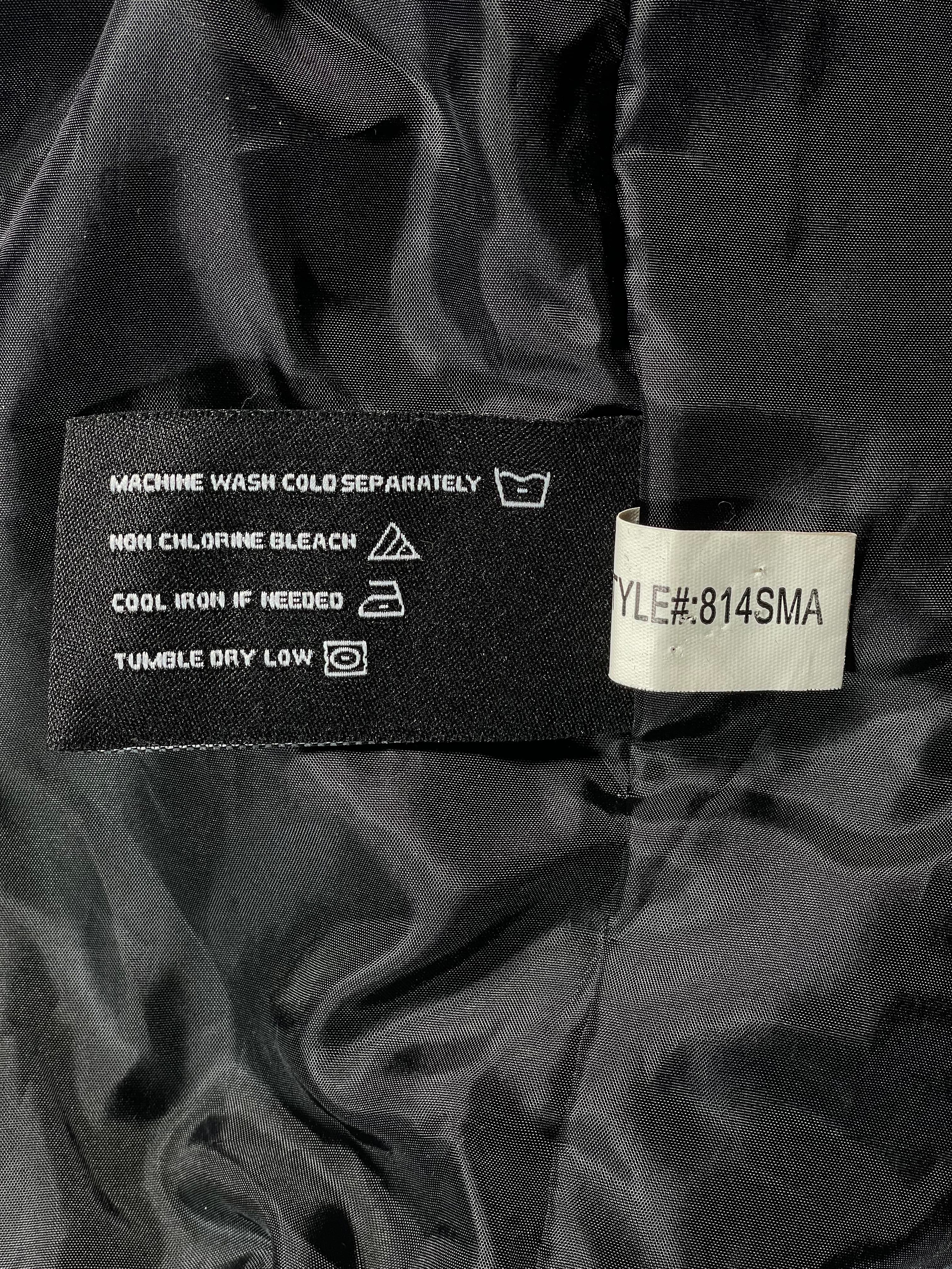 Pelle Pelle Studded Black Red & White Varsity Jacket