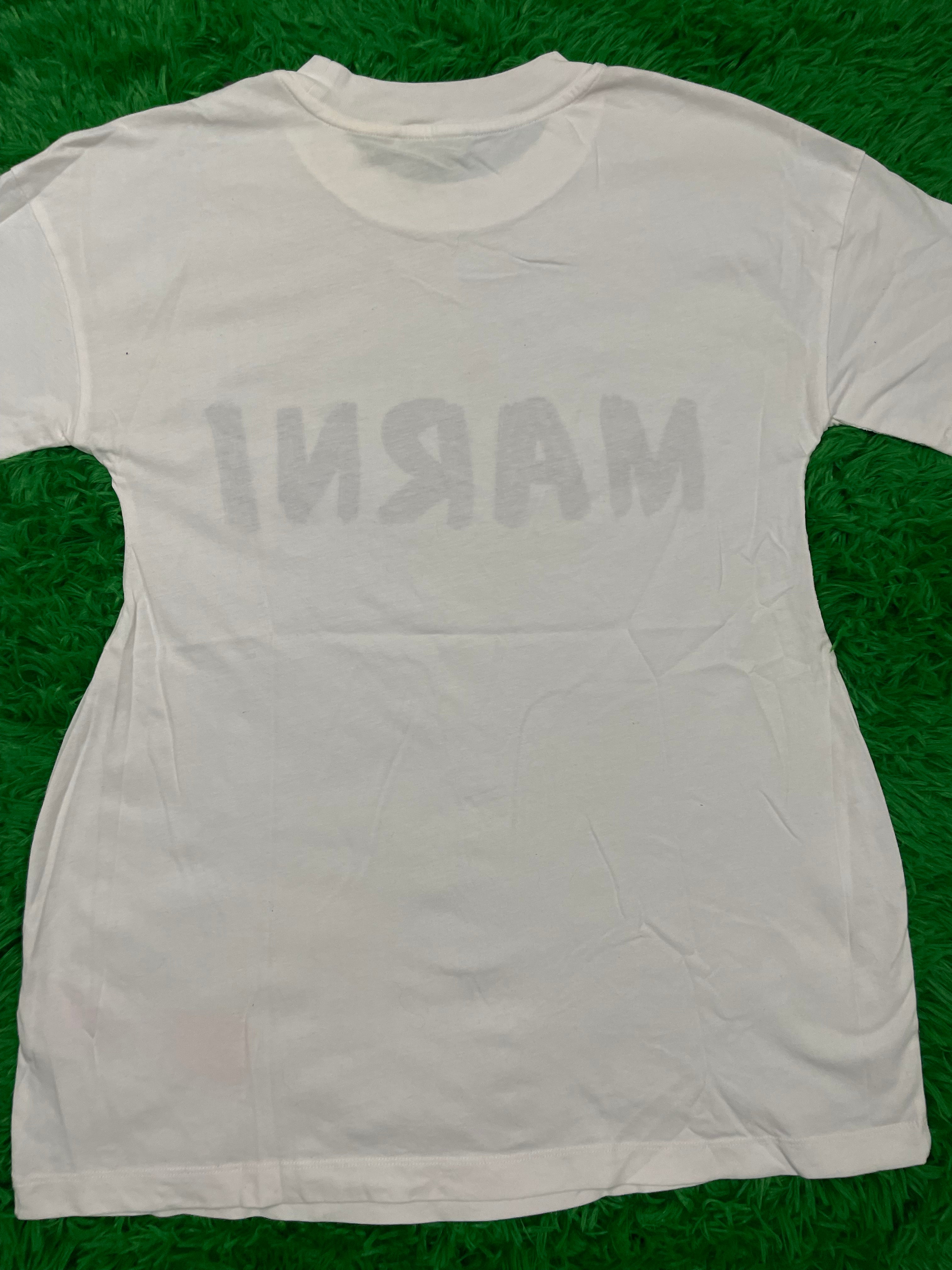 Marni Tee White Black Small Used