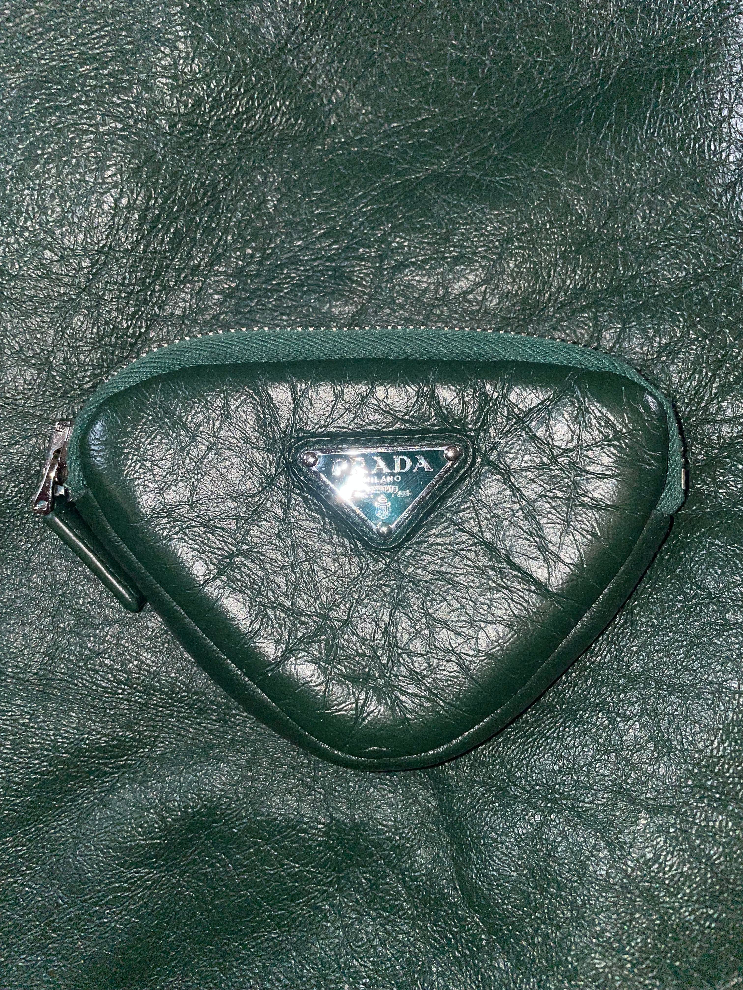Prada Green Leather Jacket