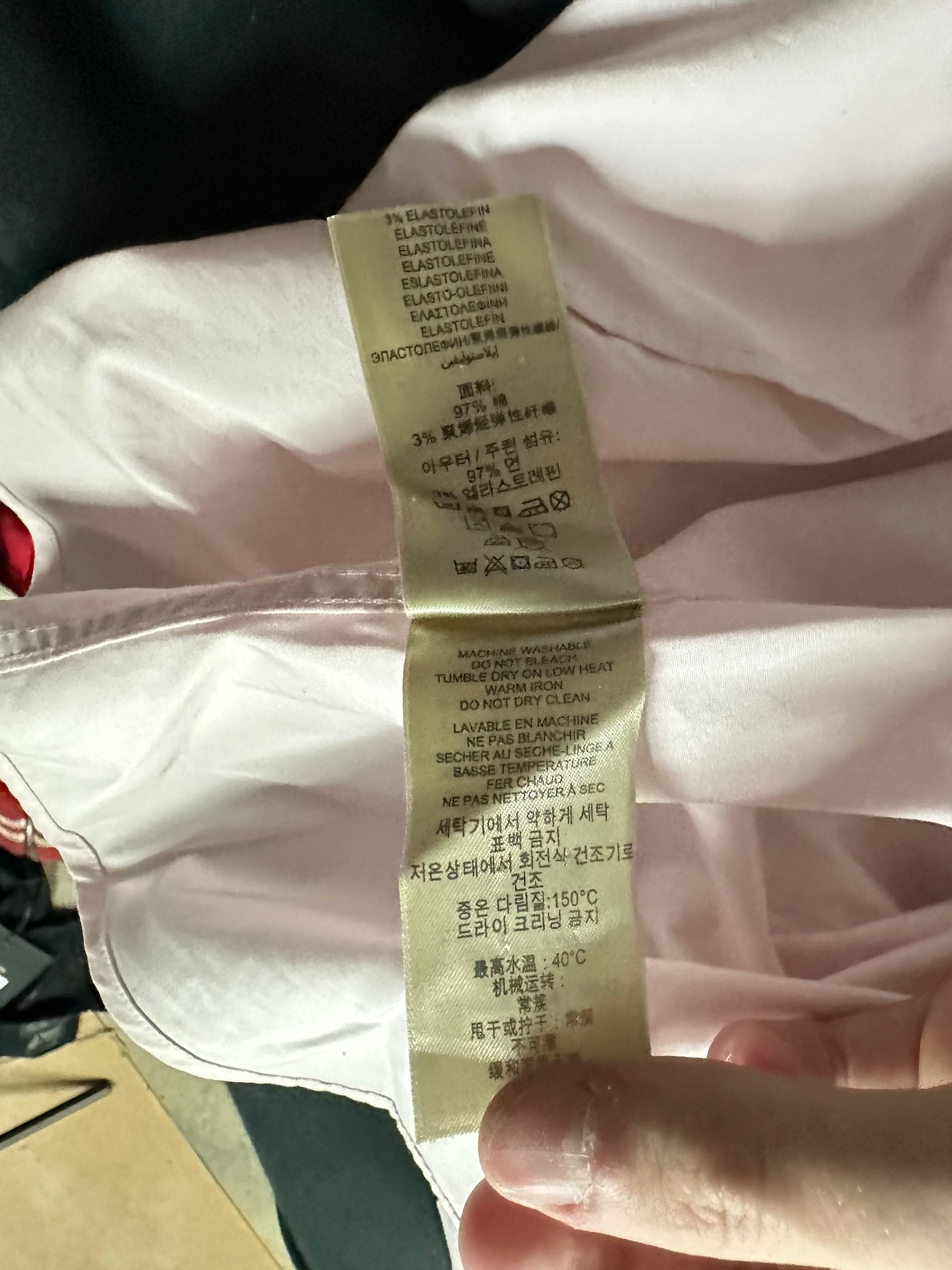 Burberry Button Up Pink Shirt