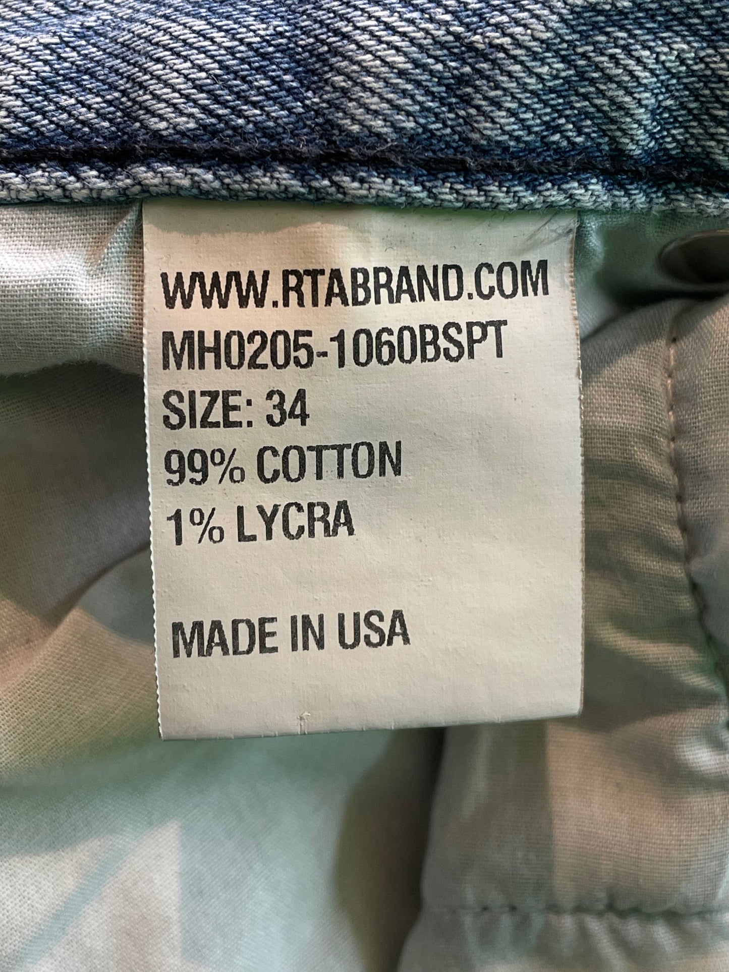 RTA Light Wash Blue Jeans