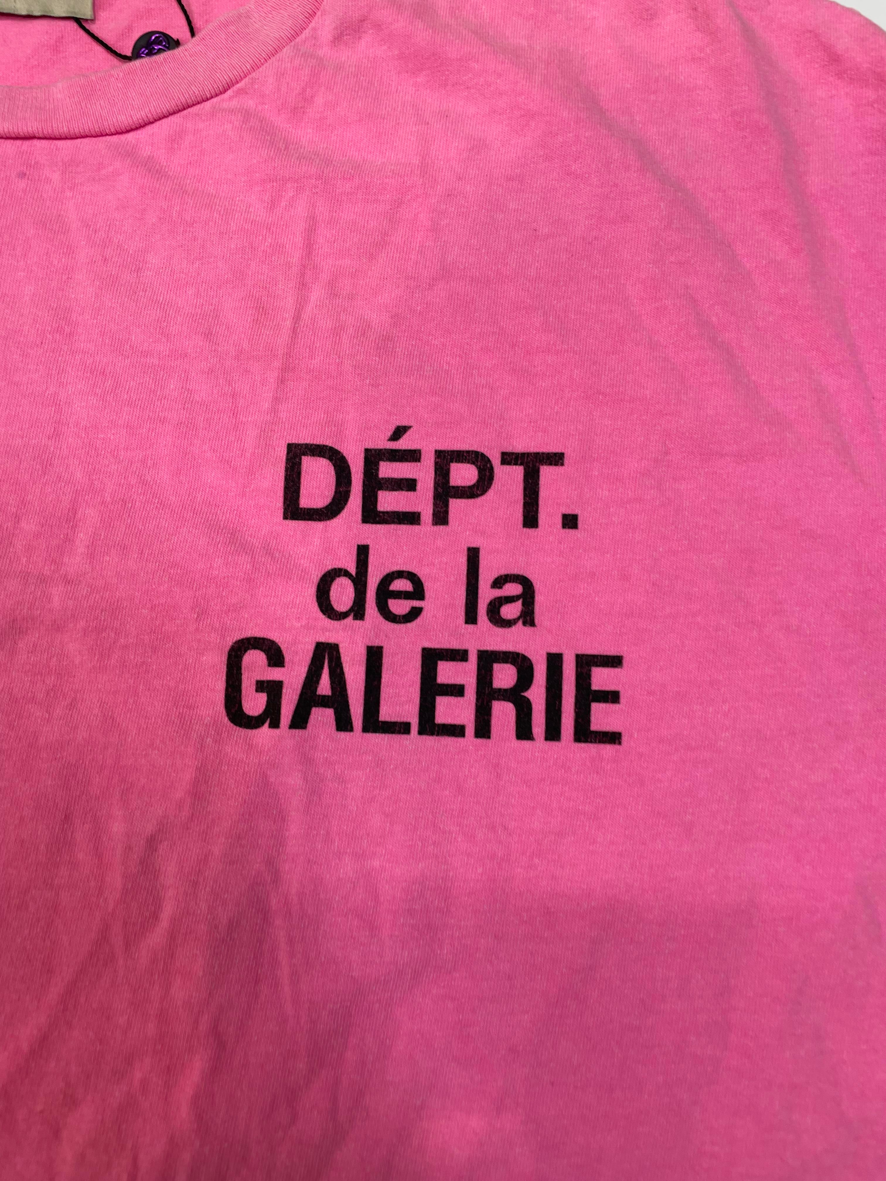 Gallery Dept Pink Black T-Shirt