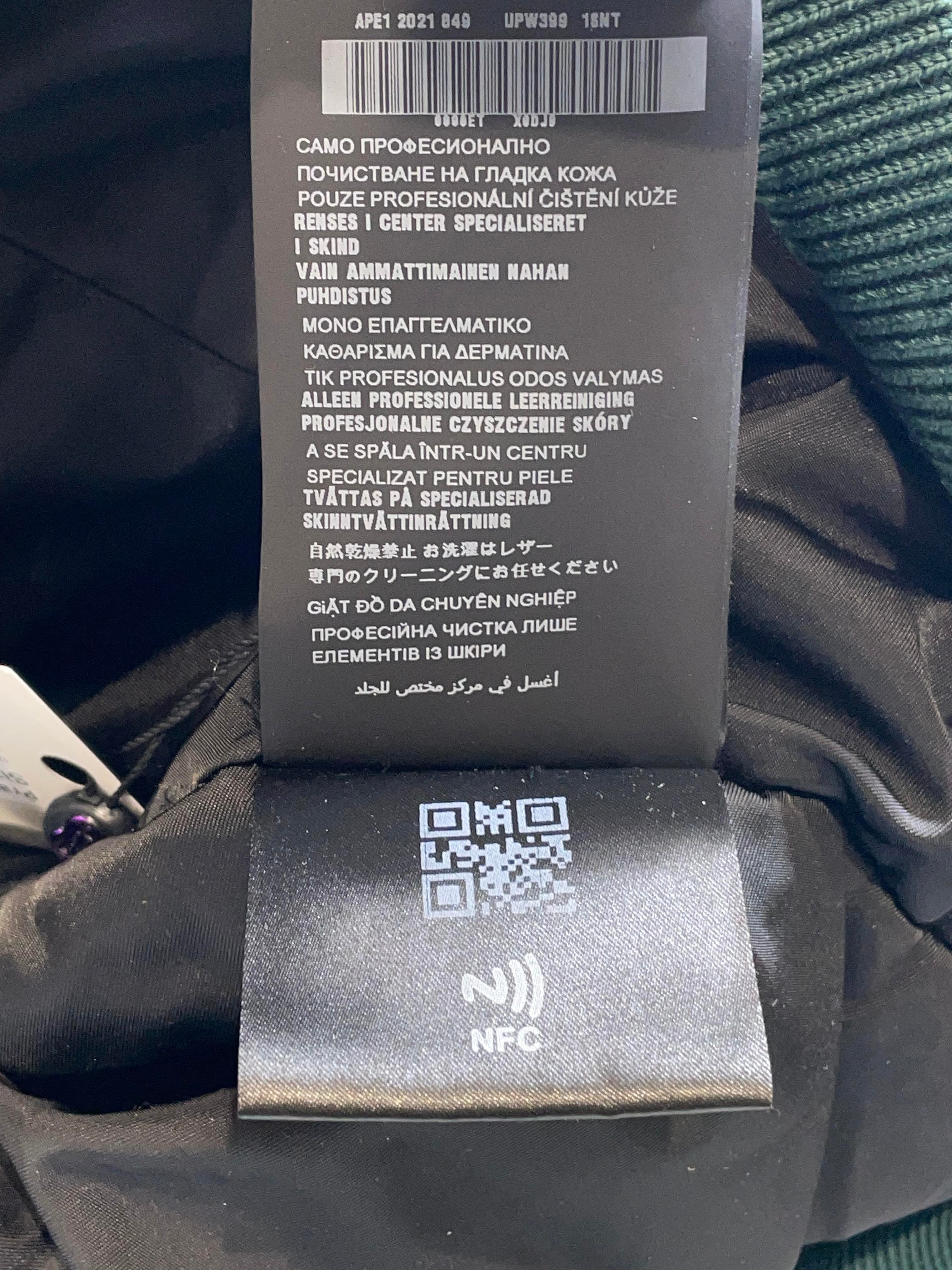Prada Green Leather Jacket