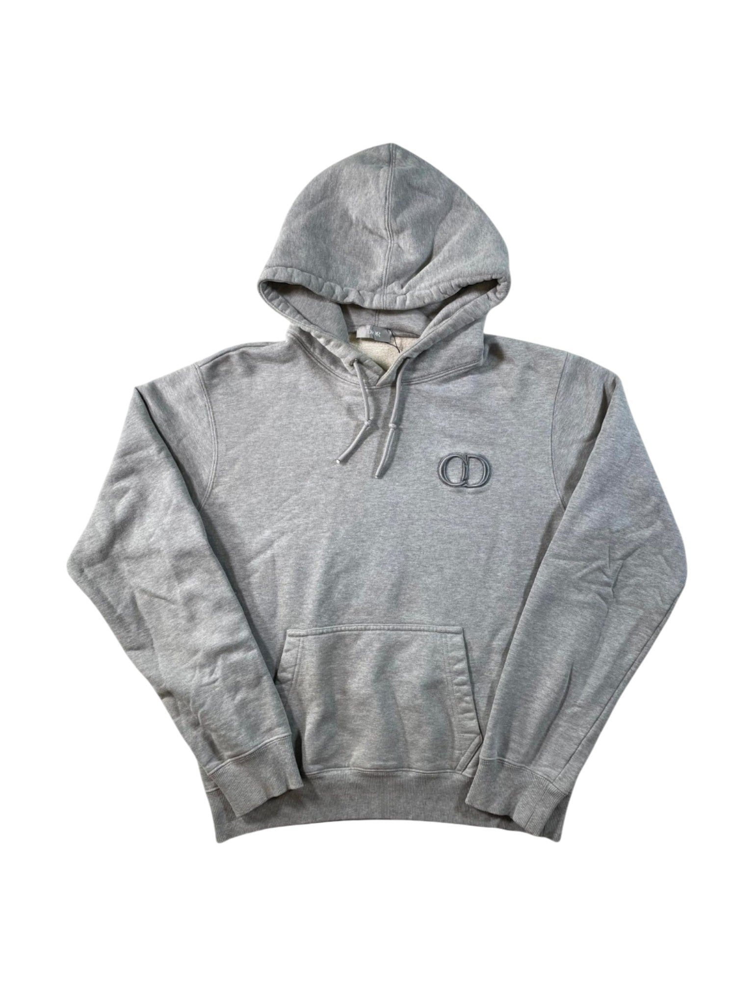 Dior CD Logo Grey Hoodie