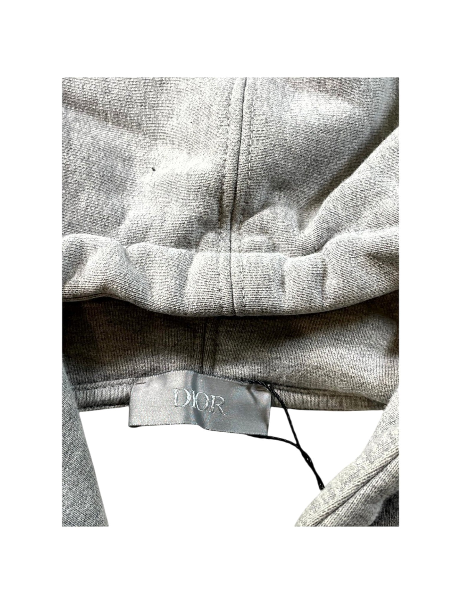 Dior CD Logo Grey Hoodie