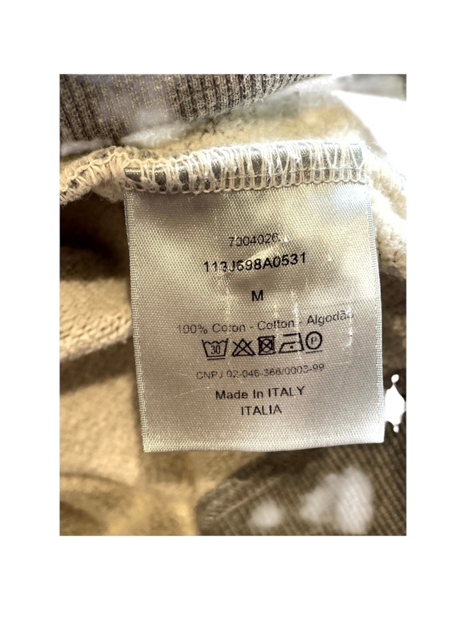 Dior CD Logo Grey Hoodie