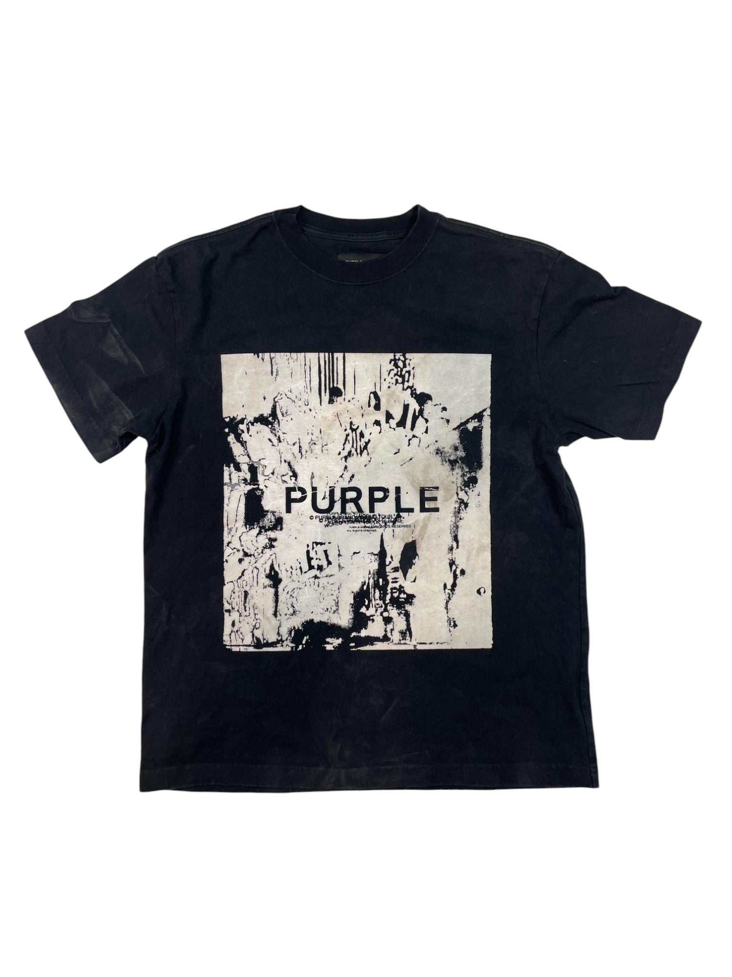 Purple Brand T-Shirt Black White