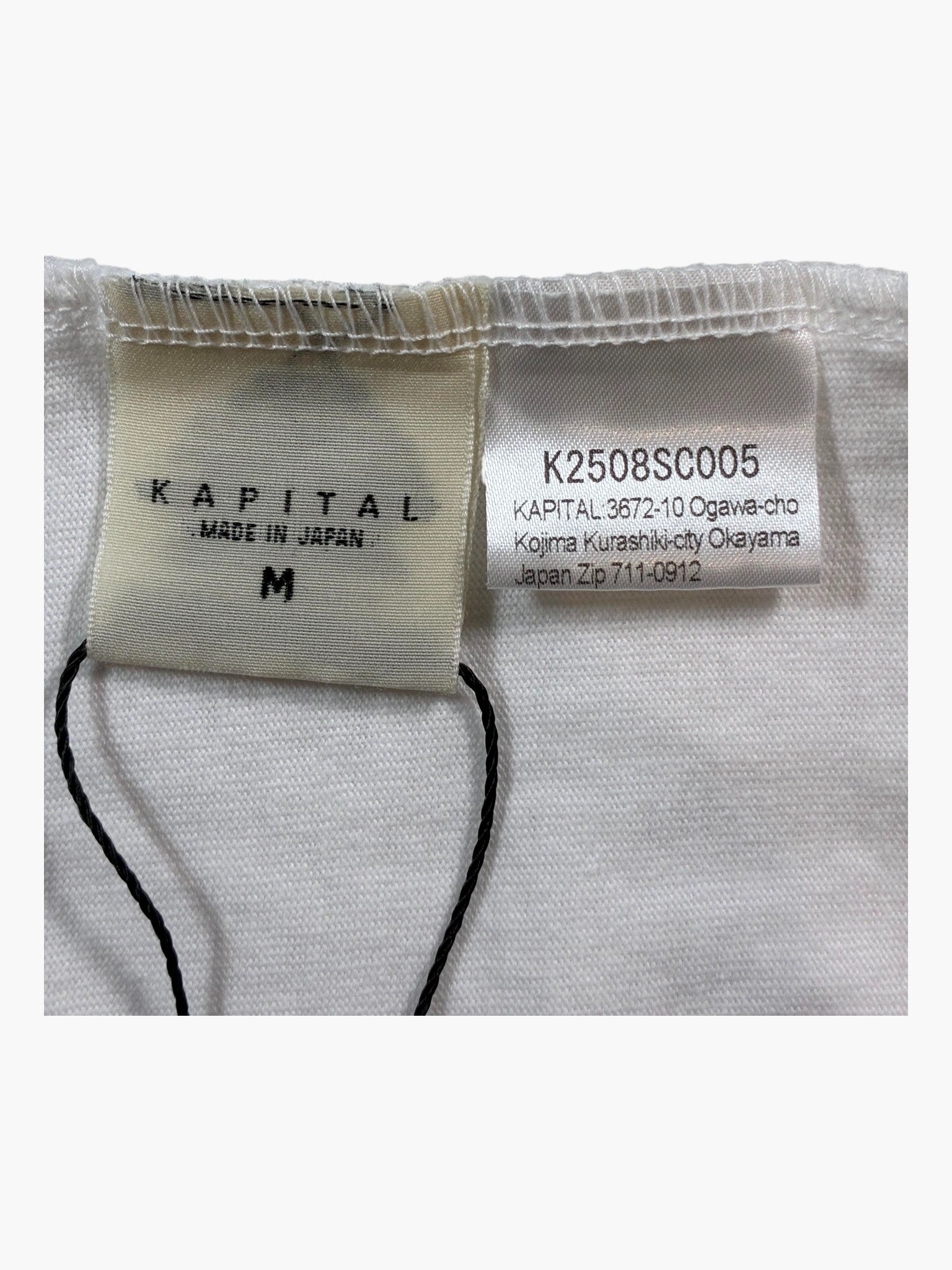 Kapital Jersey with Canoe KAPITAL Print Purple Crew Tee