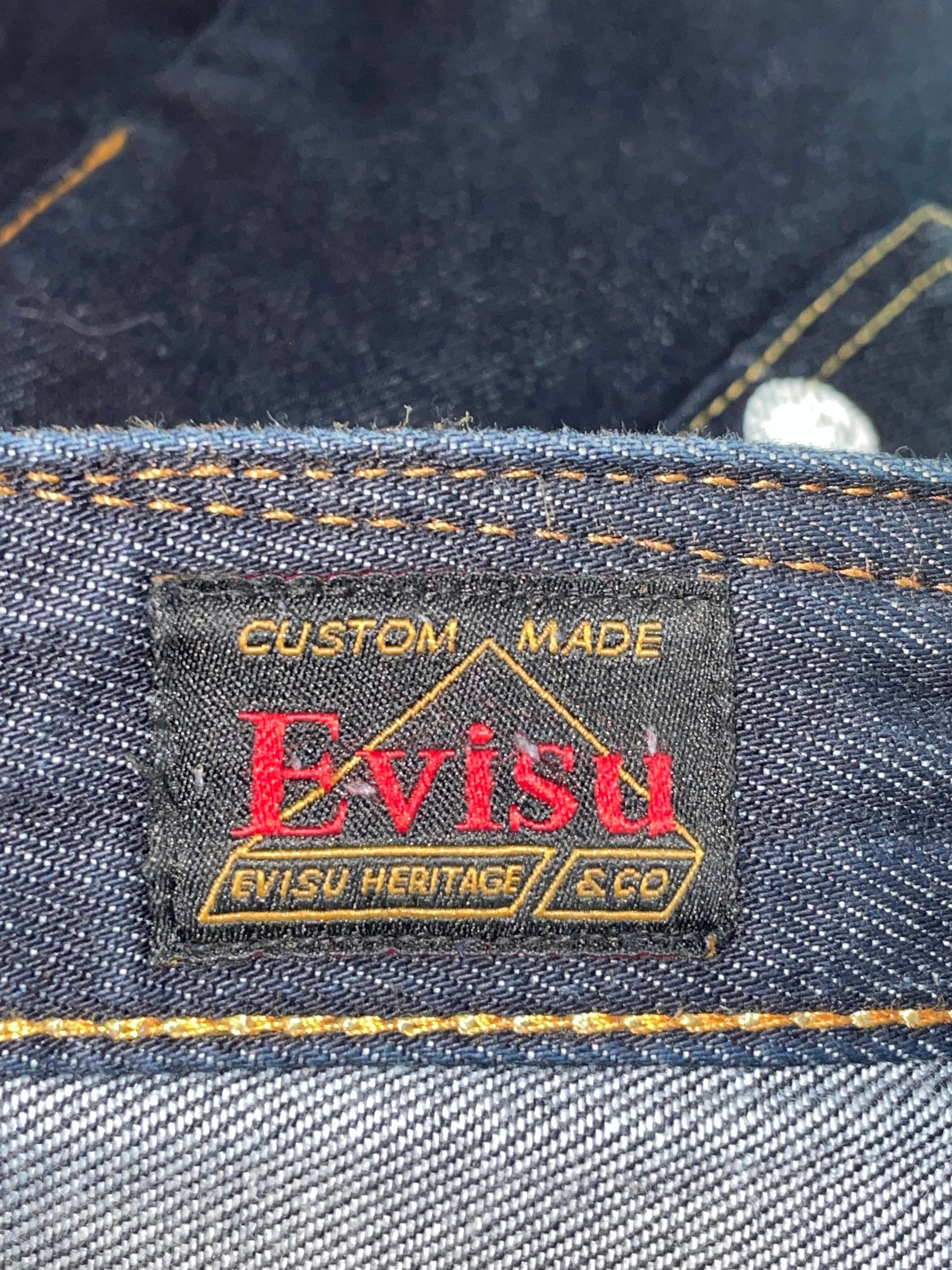 Evisu 'Dark Selvedge' Jeans