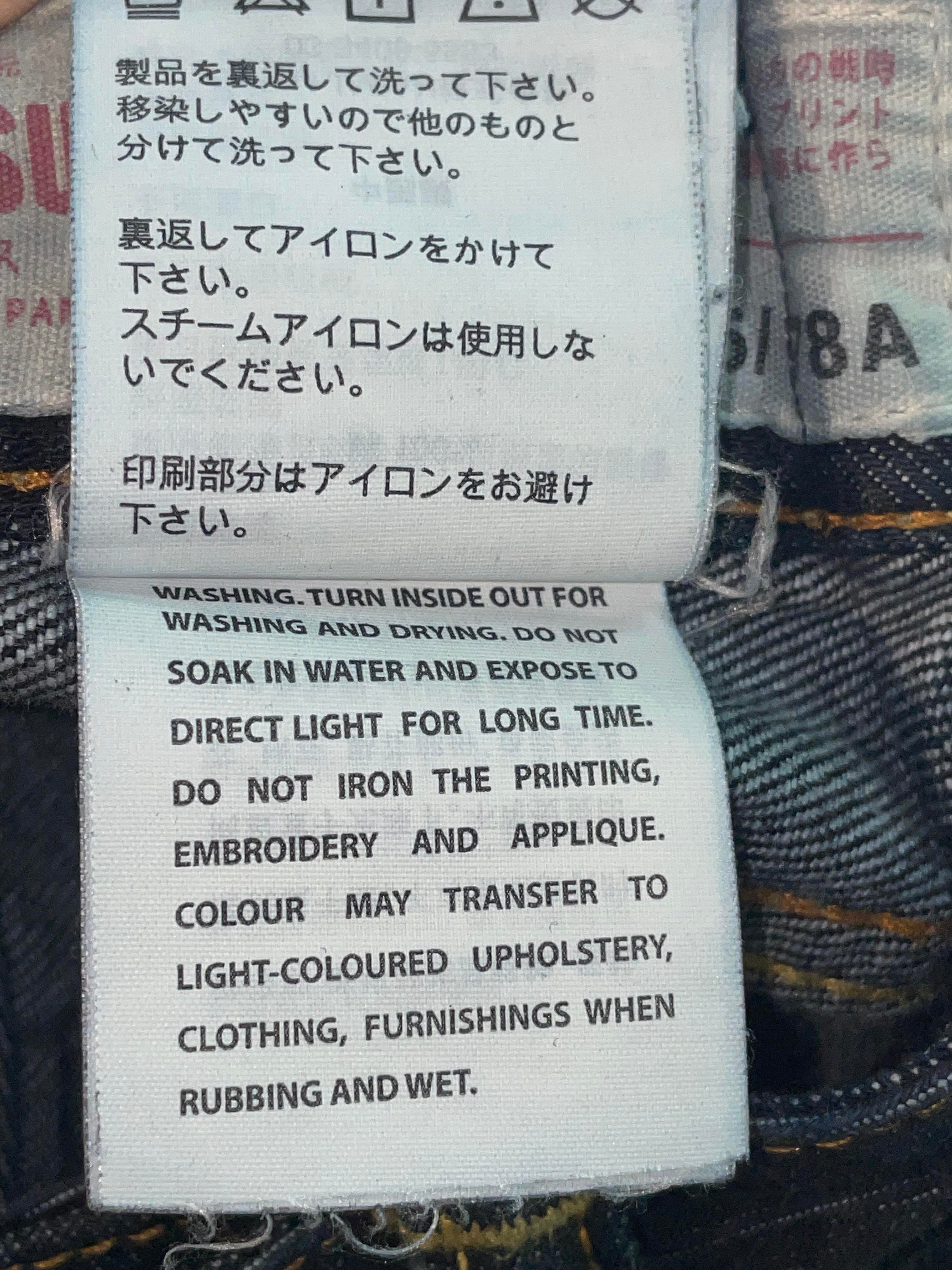 Evisu 'Dark Selvedge' Jeans