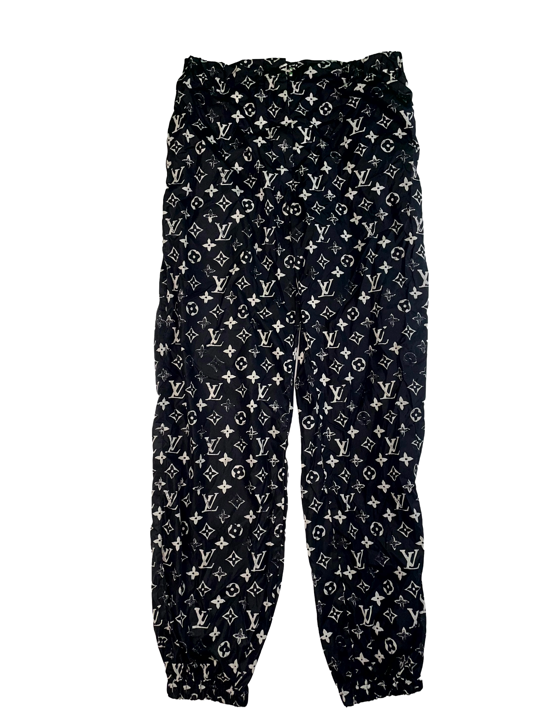 Louis Vuitton Monogram Black Track Pants