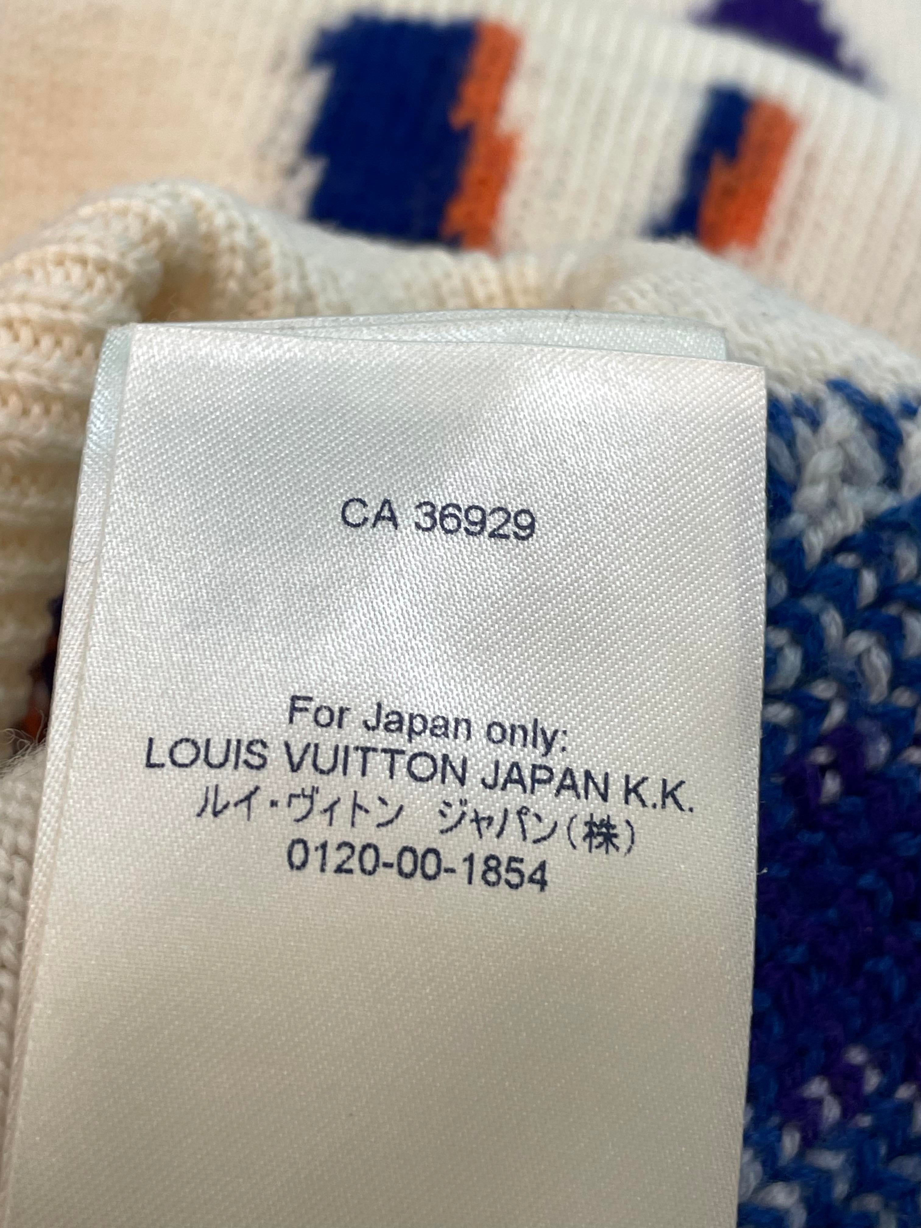 LV x NBA Crewneck Cream Multi ABC