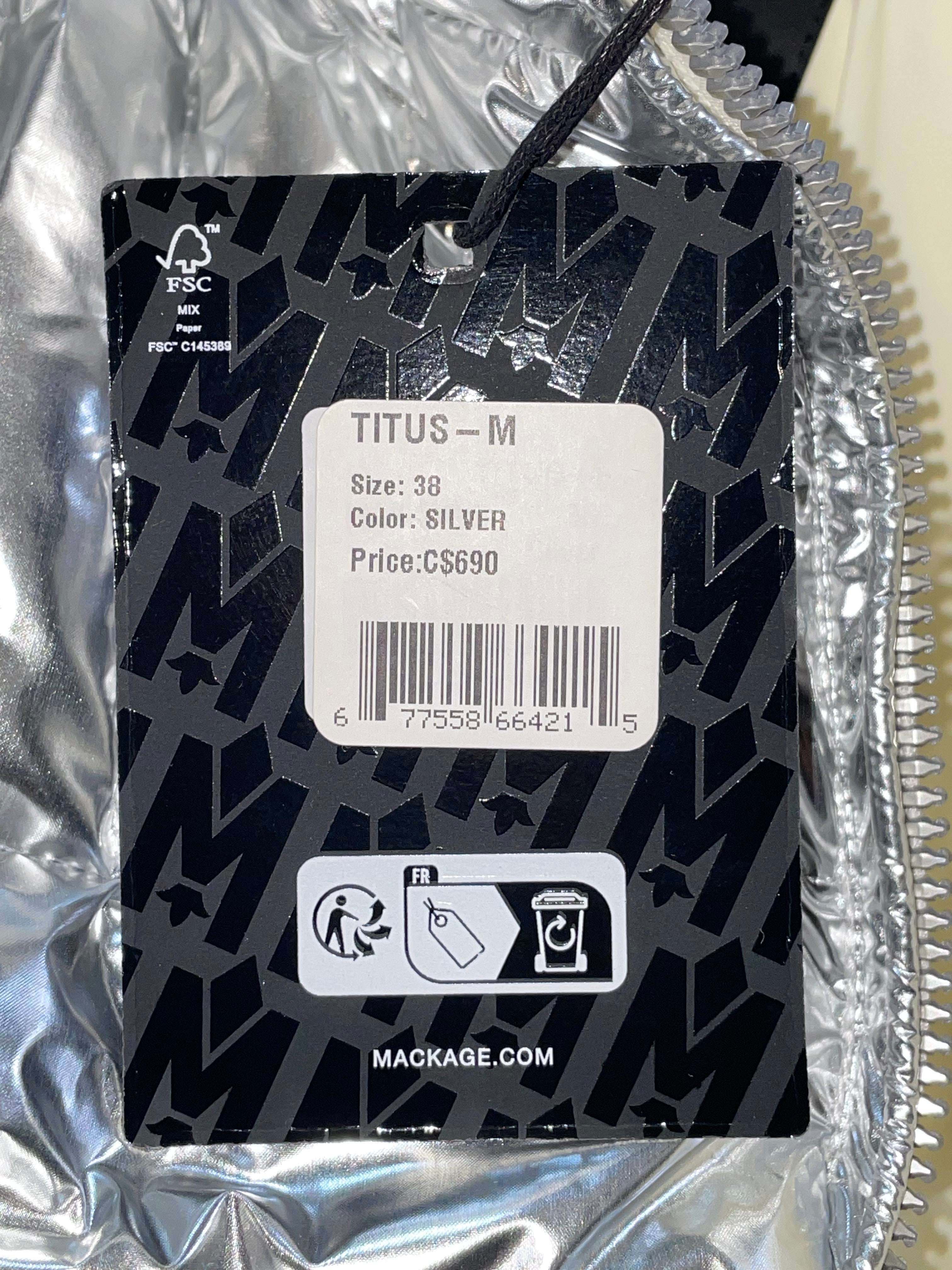 Mackage Titus M Metallic Puffer Vest