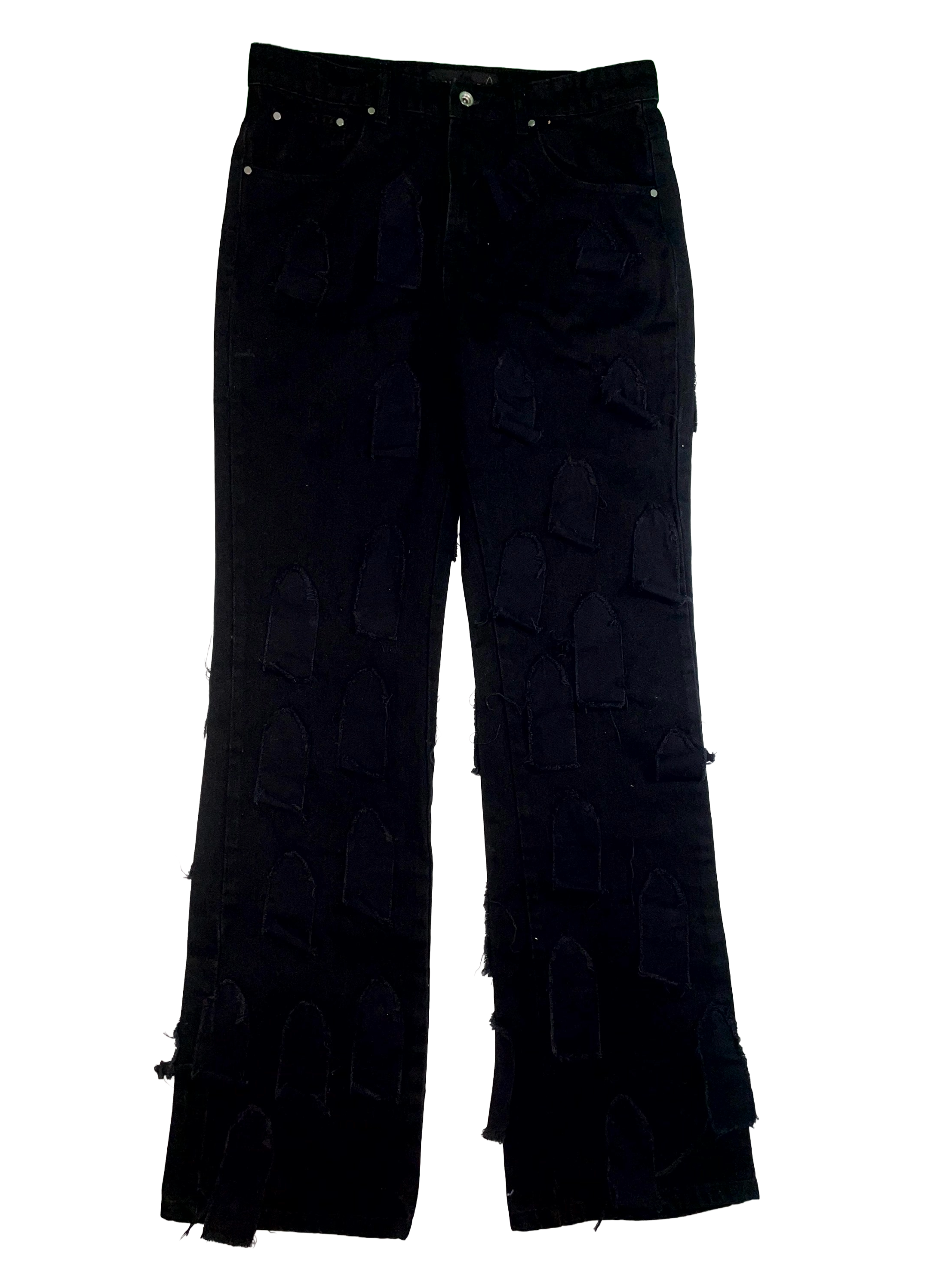 Who Decides War Flyaway Black Jeans