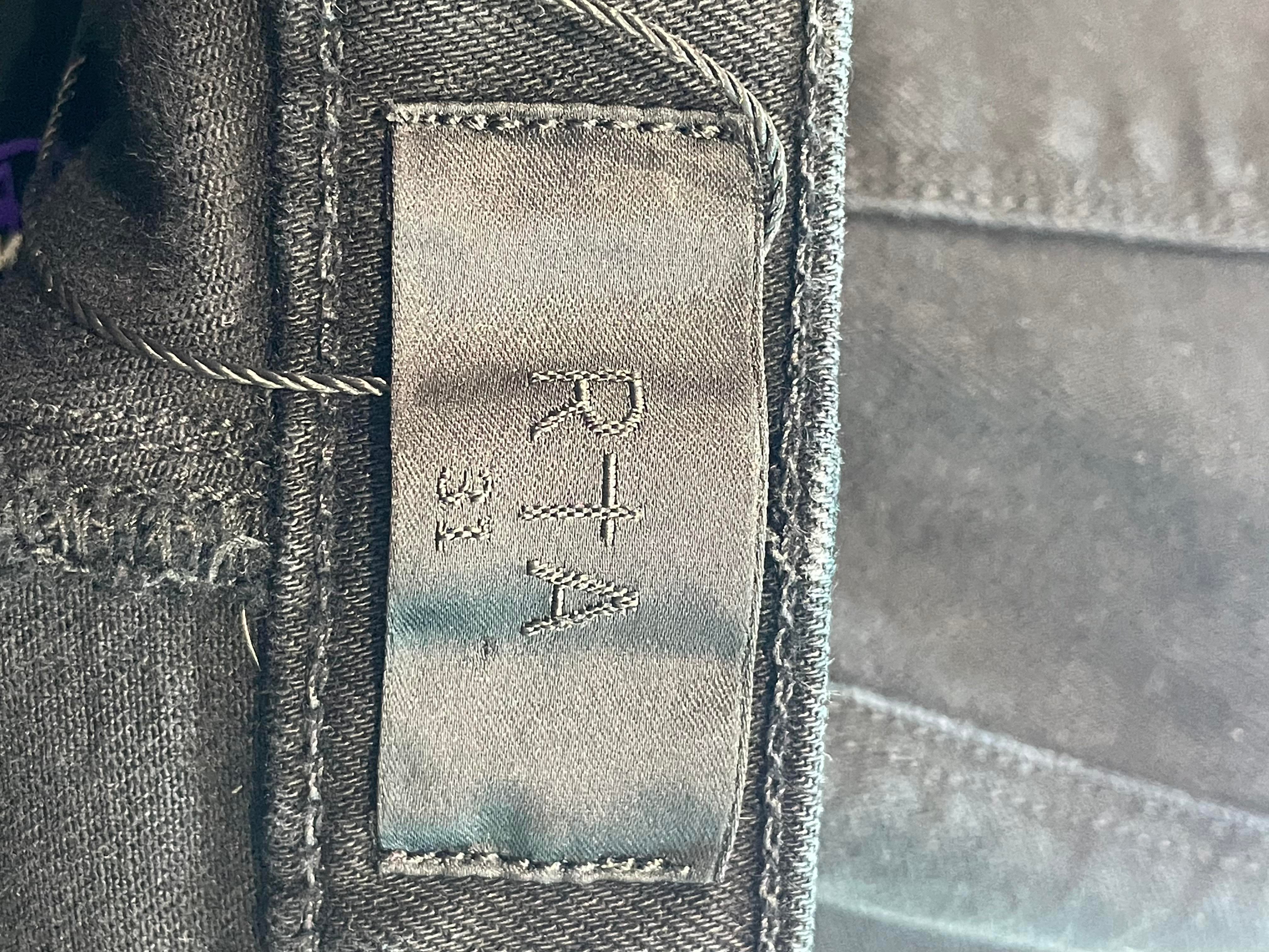 RTA Black White Sinner Jeans