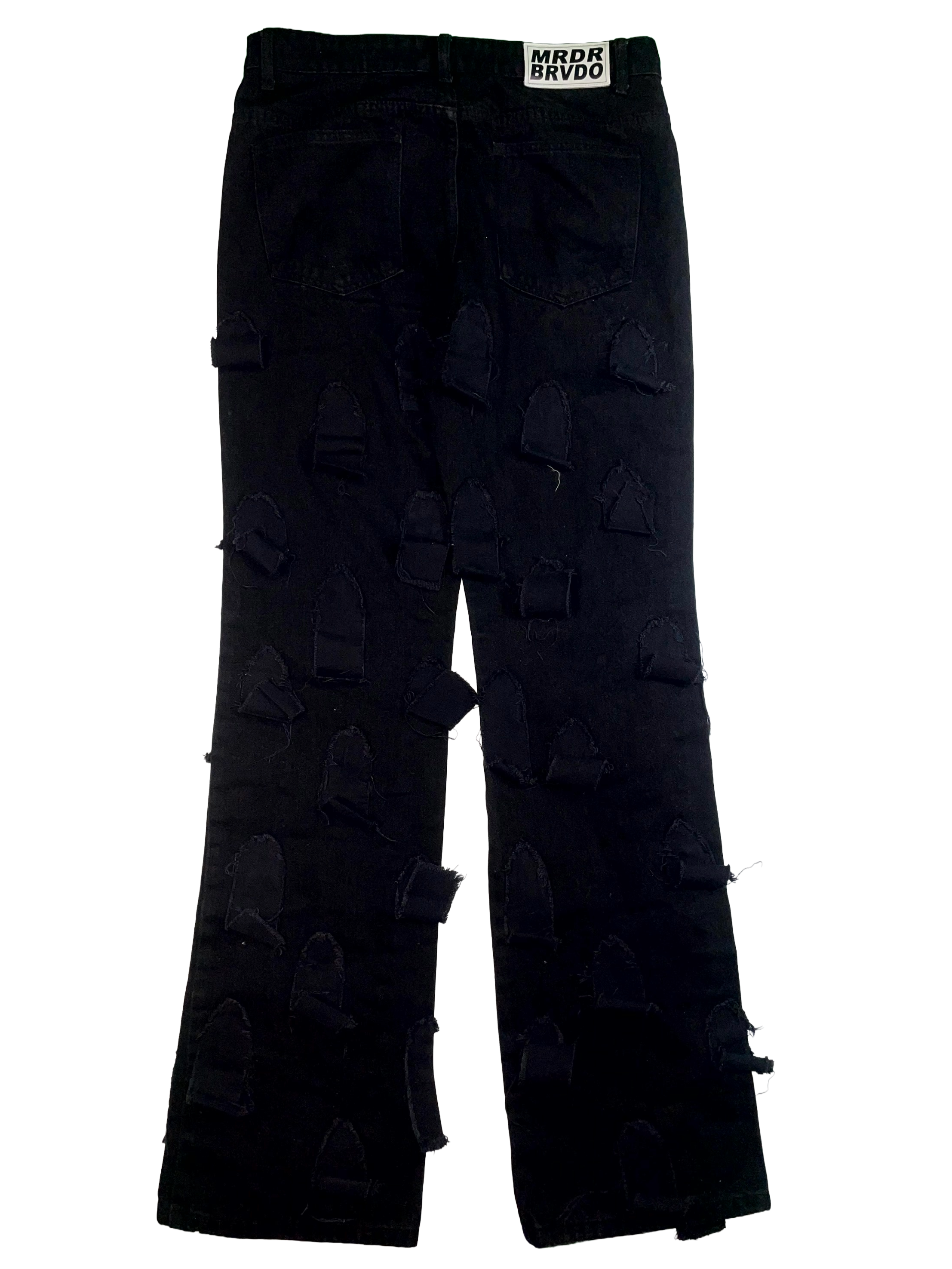 Who Decides War Flyaway Black Jeans