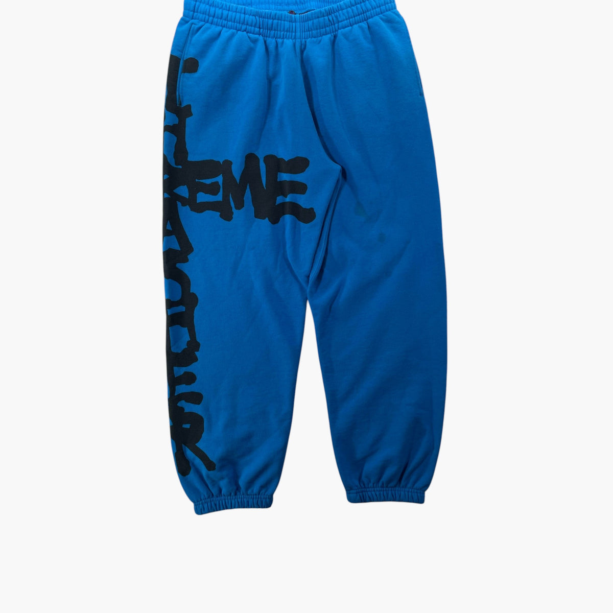 Supreme x Thrasher Black Logo Blue Sweatsuit