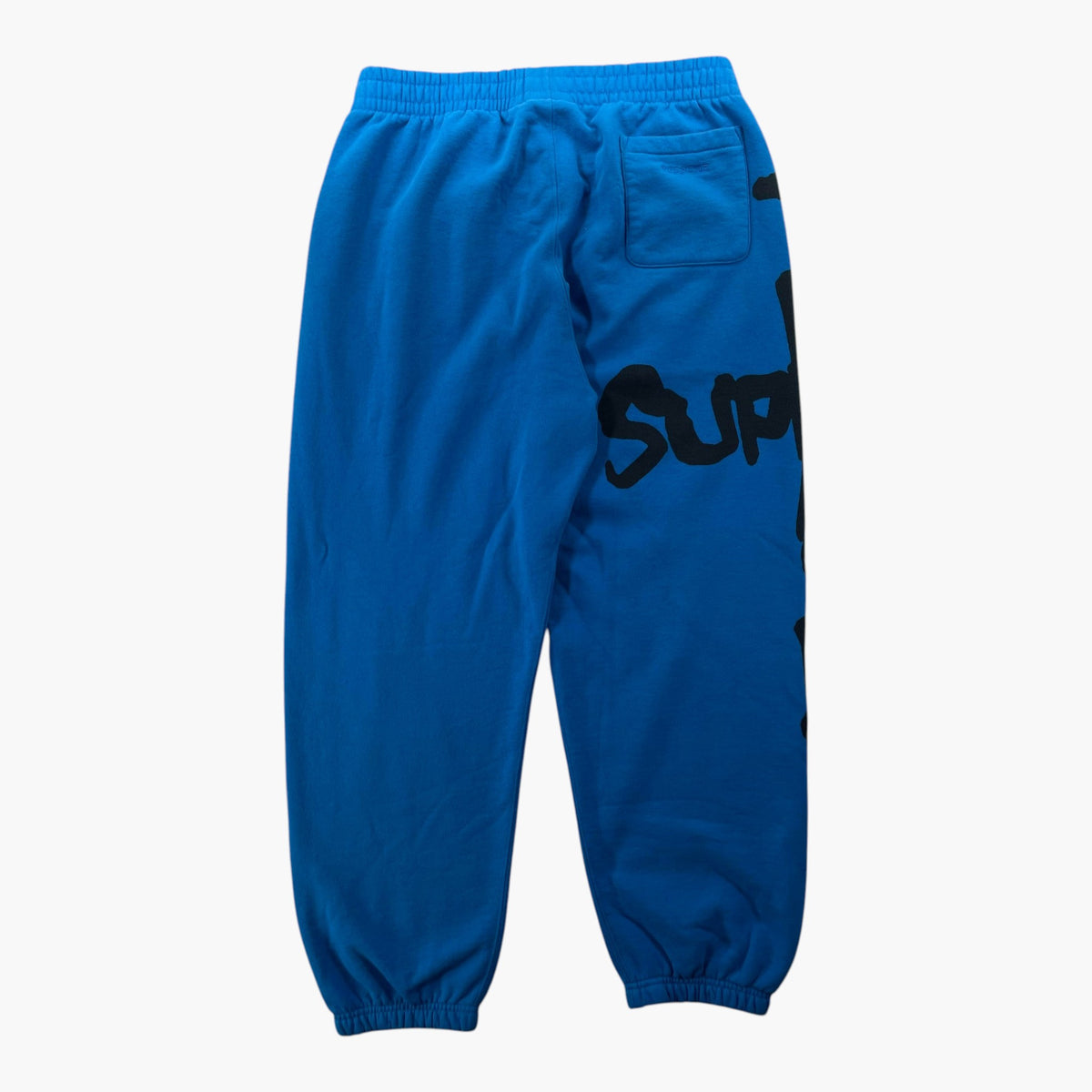 Supreme x Thrasher Black Logo Blue Sweatsuit