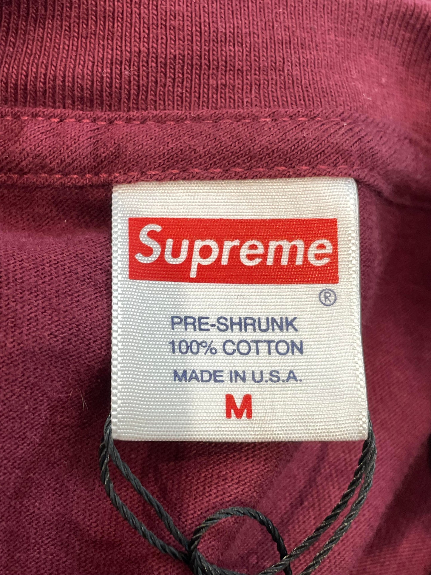 Supreme T-Shirt Dinosaur Maroon