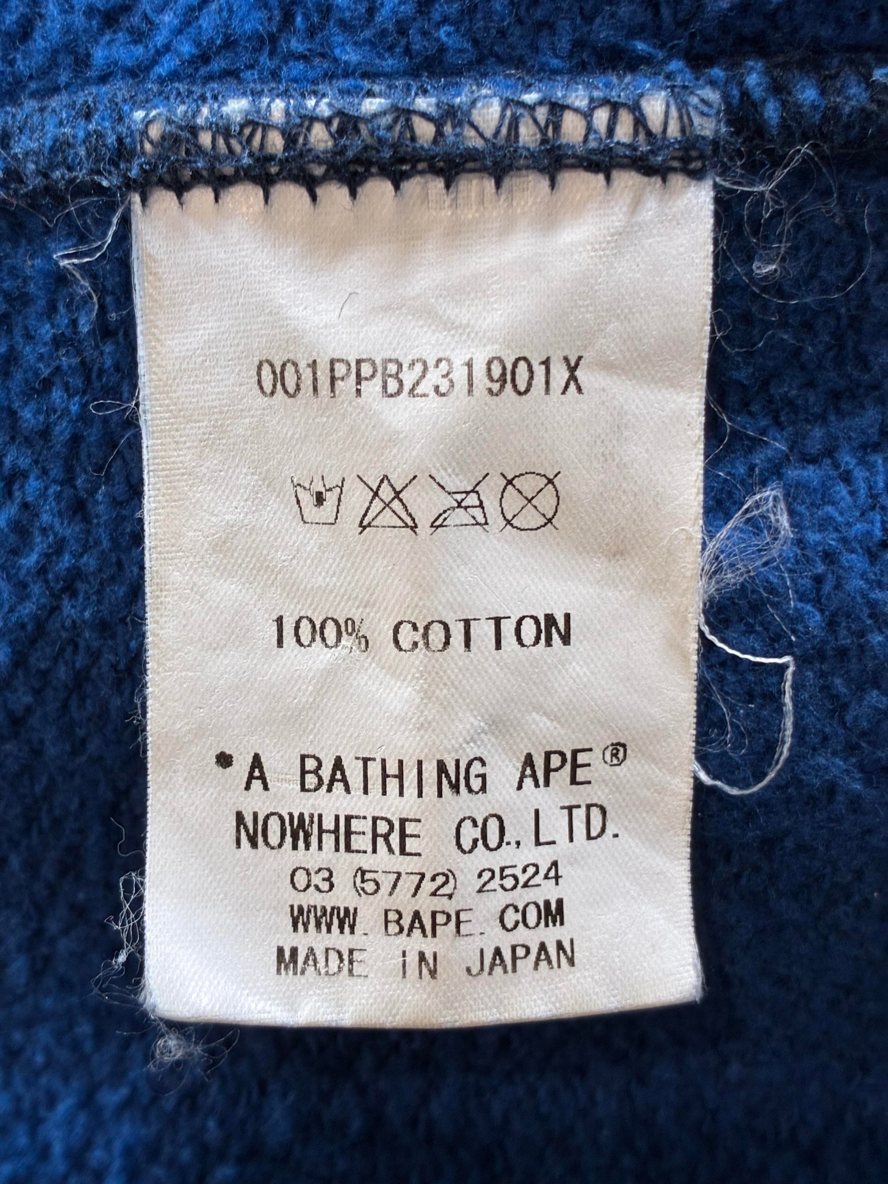 BAPE Undefeated Blue Camo Hoodie