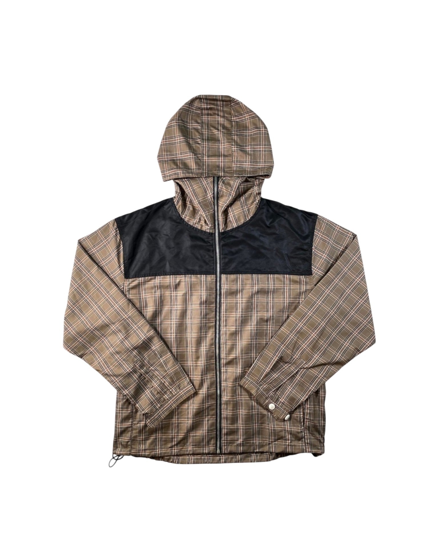 Zic Made "Plaid Monogram Windbreaker" Multicolor Jacket