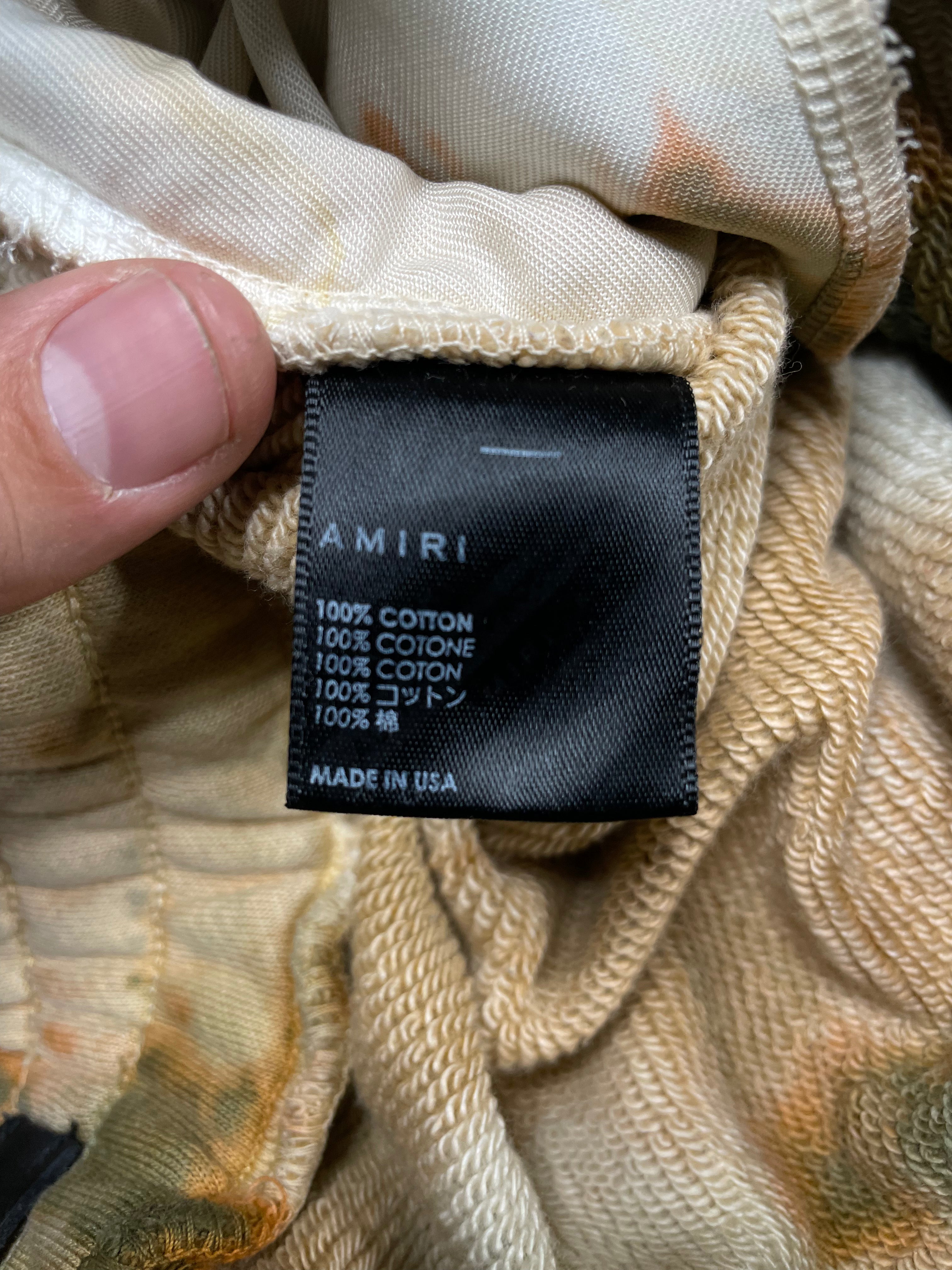 Amiri Orange & Tie Dye Sweats