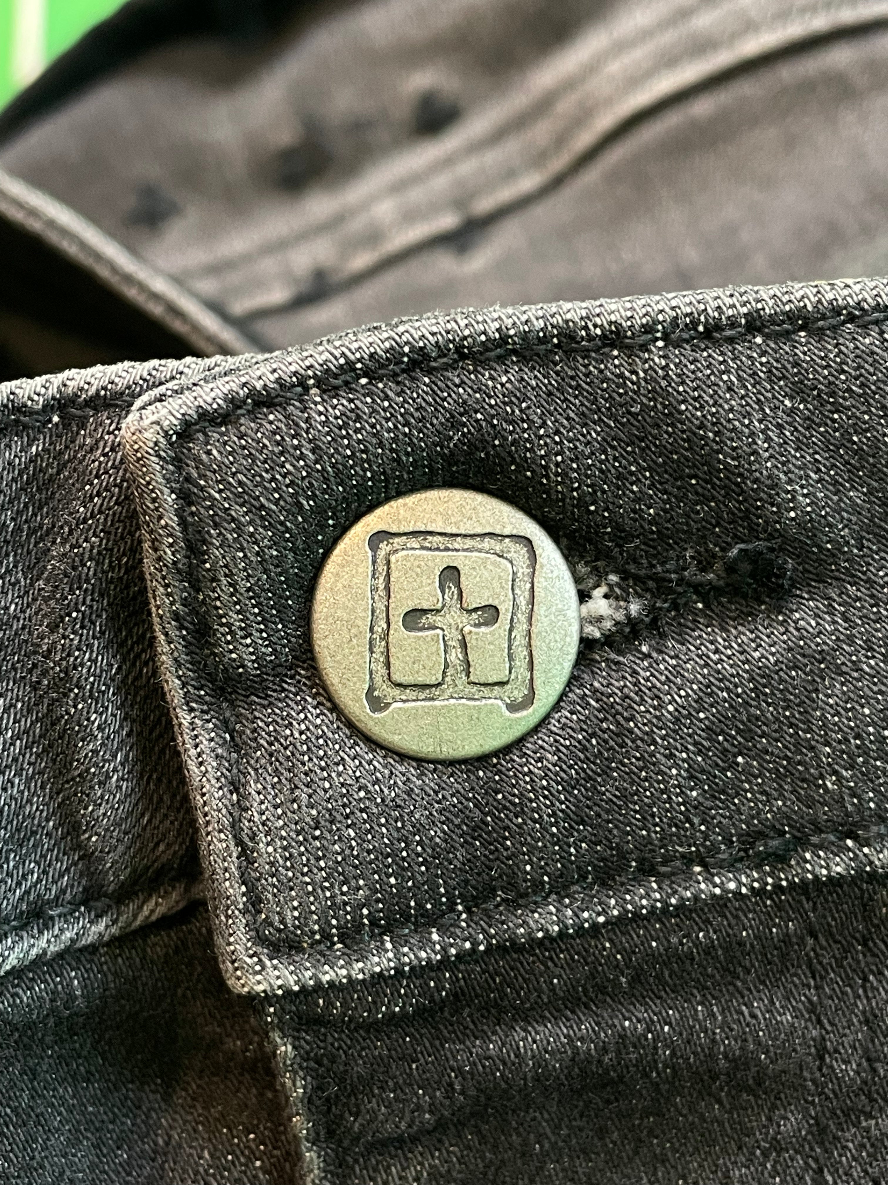 Ksubi Ripped Bottom Black Jeans