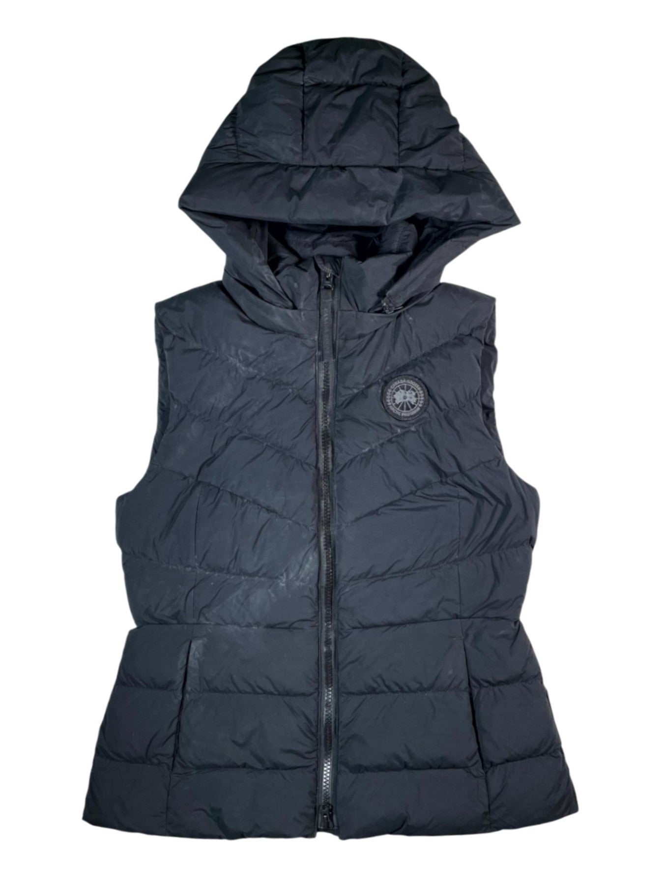 Canada Goose Hooded Puffer Black Vest