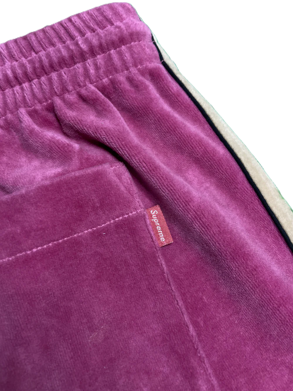 Supreme Pink & Beige Track Pants